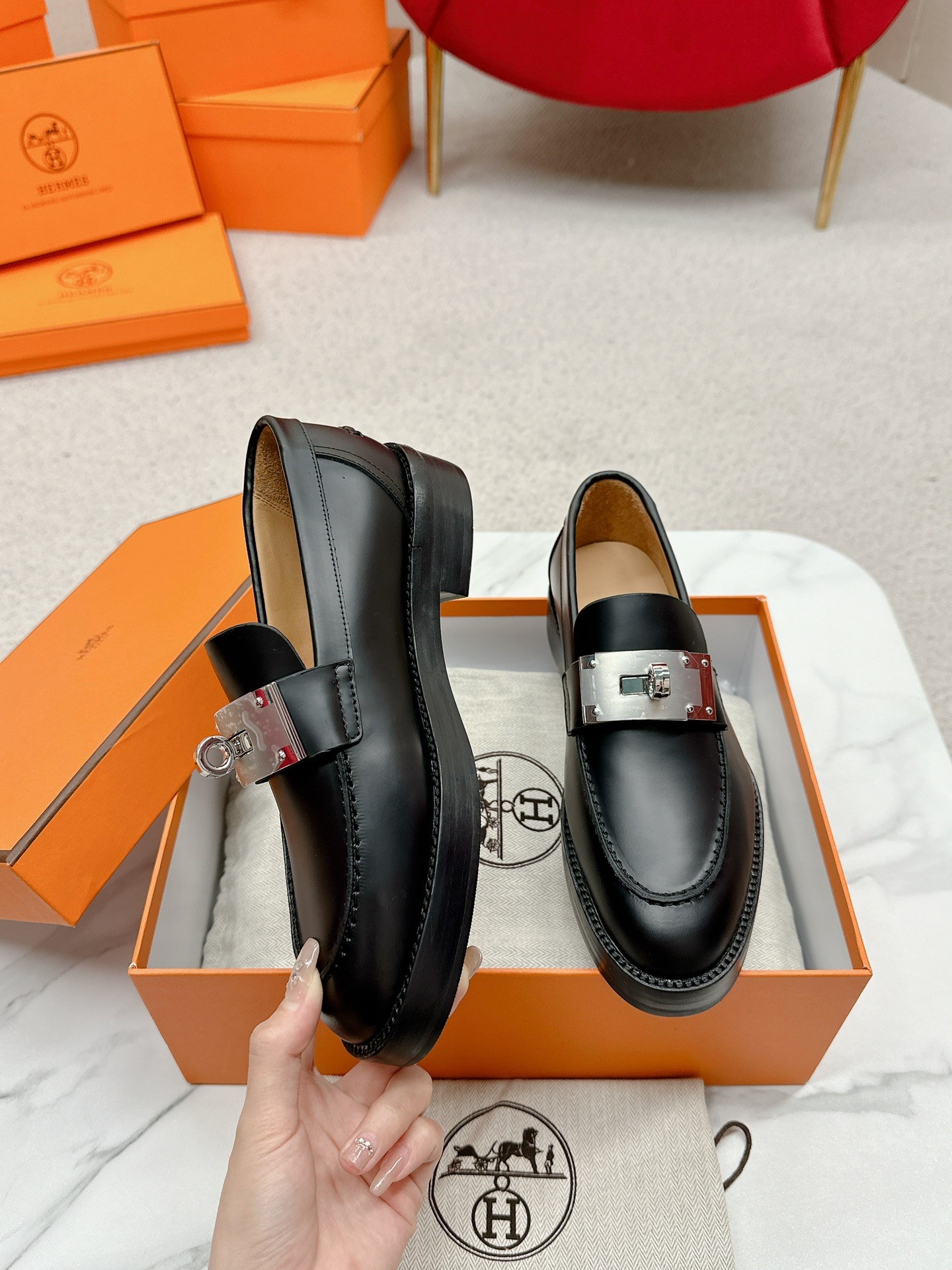 Hermes itch Hot  loafers