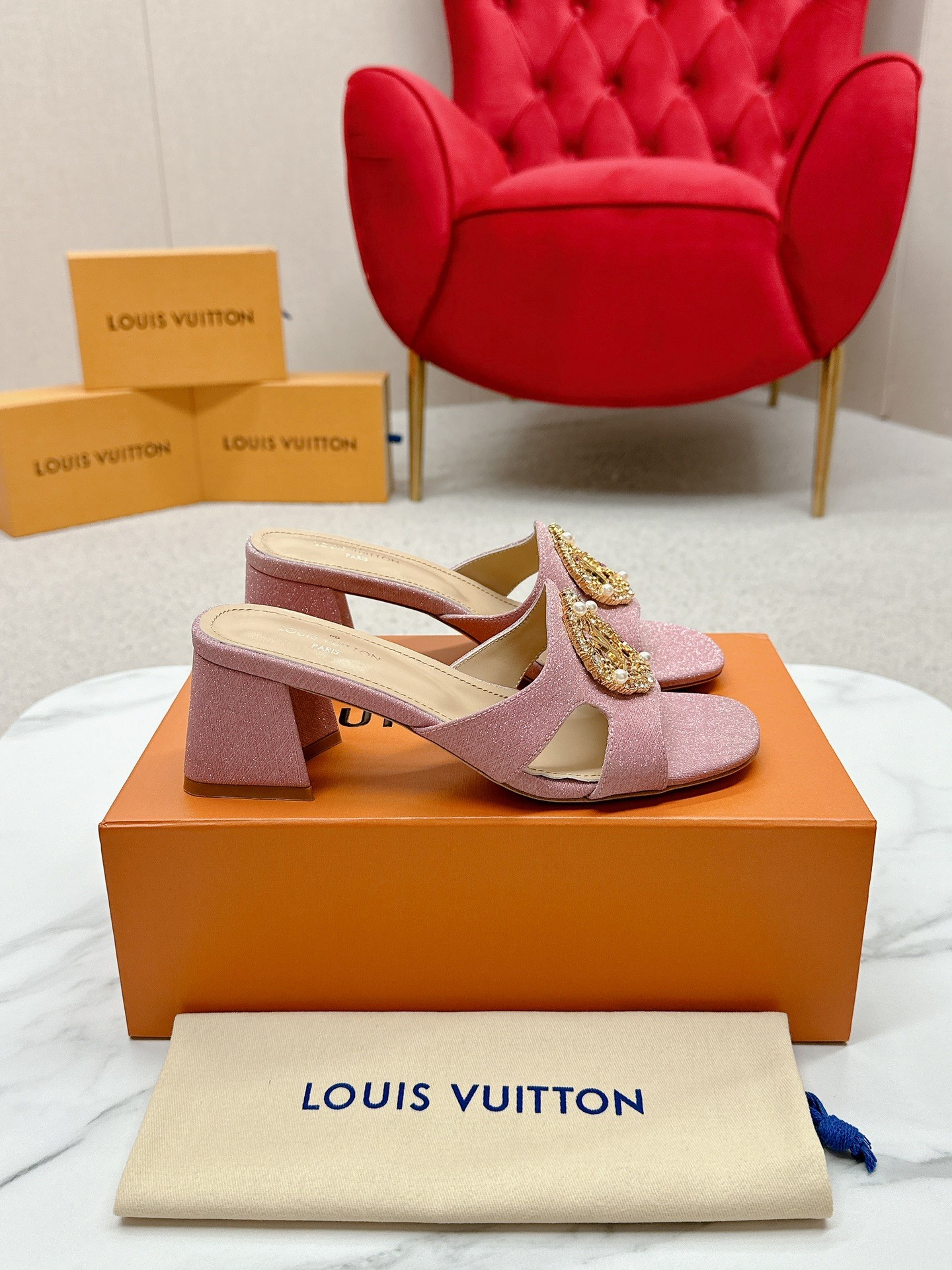 LV Urban Twist Slippers women's shoes