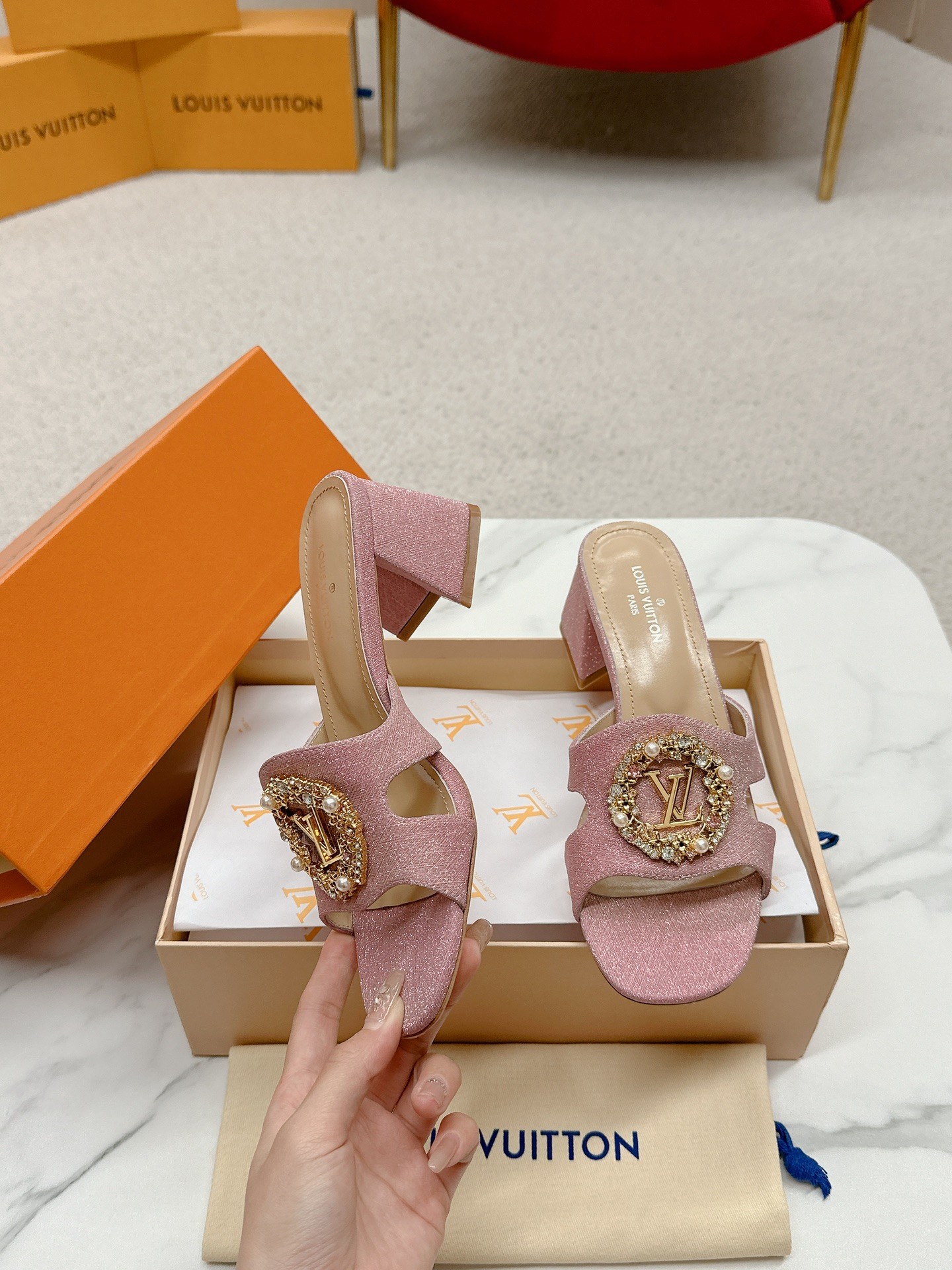 LV Urban Twist Slippers women's shoes