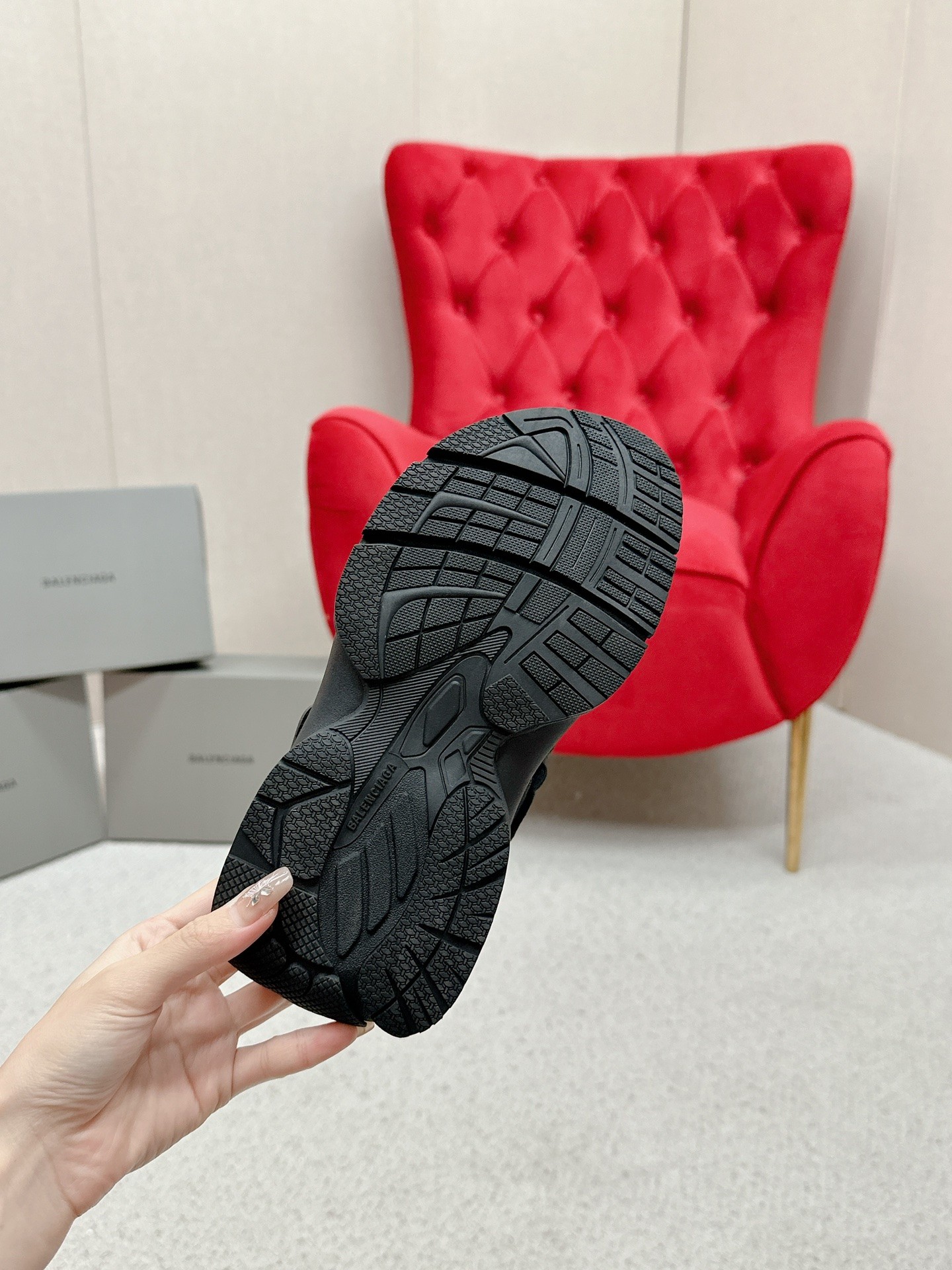 Balenciaga Tourist Velcro sandals