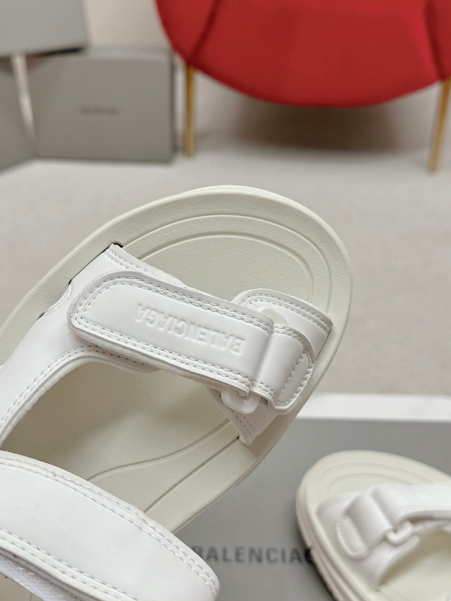 Balenciaga Tourist Velcro sandals