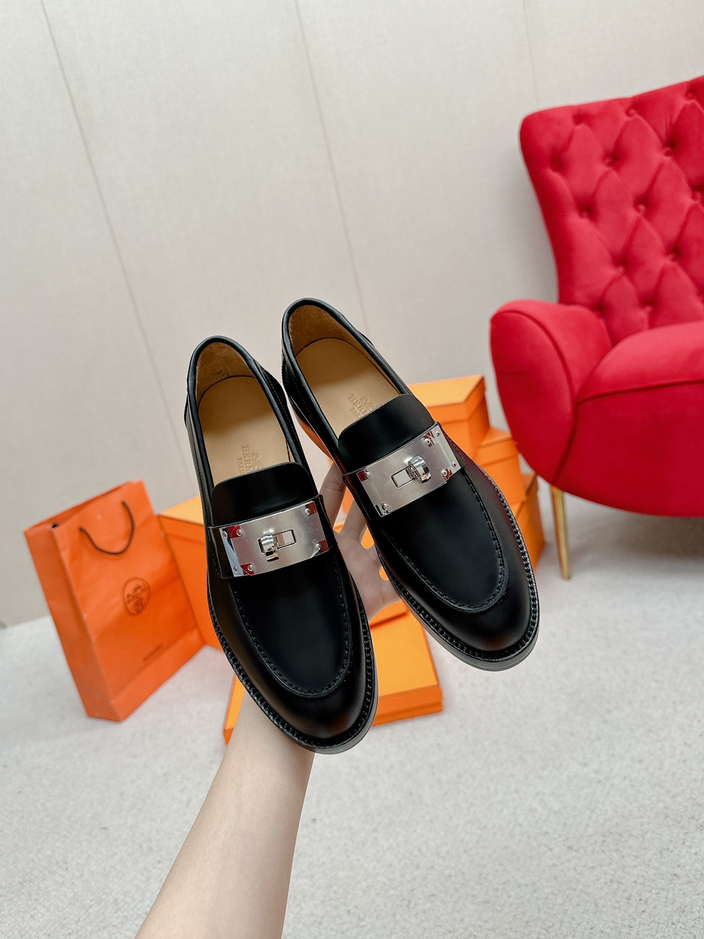 Hermes itch Hot  loafers