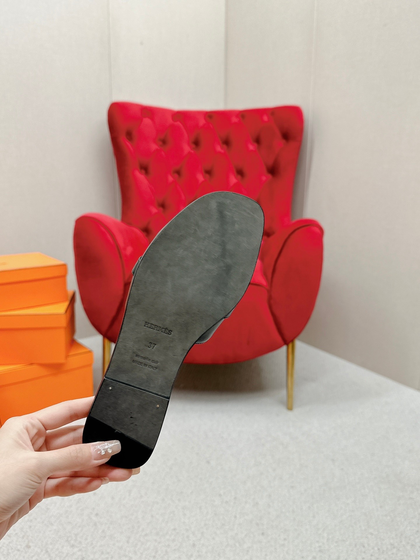 Hermes Slippers