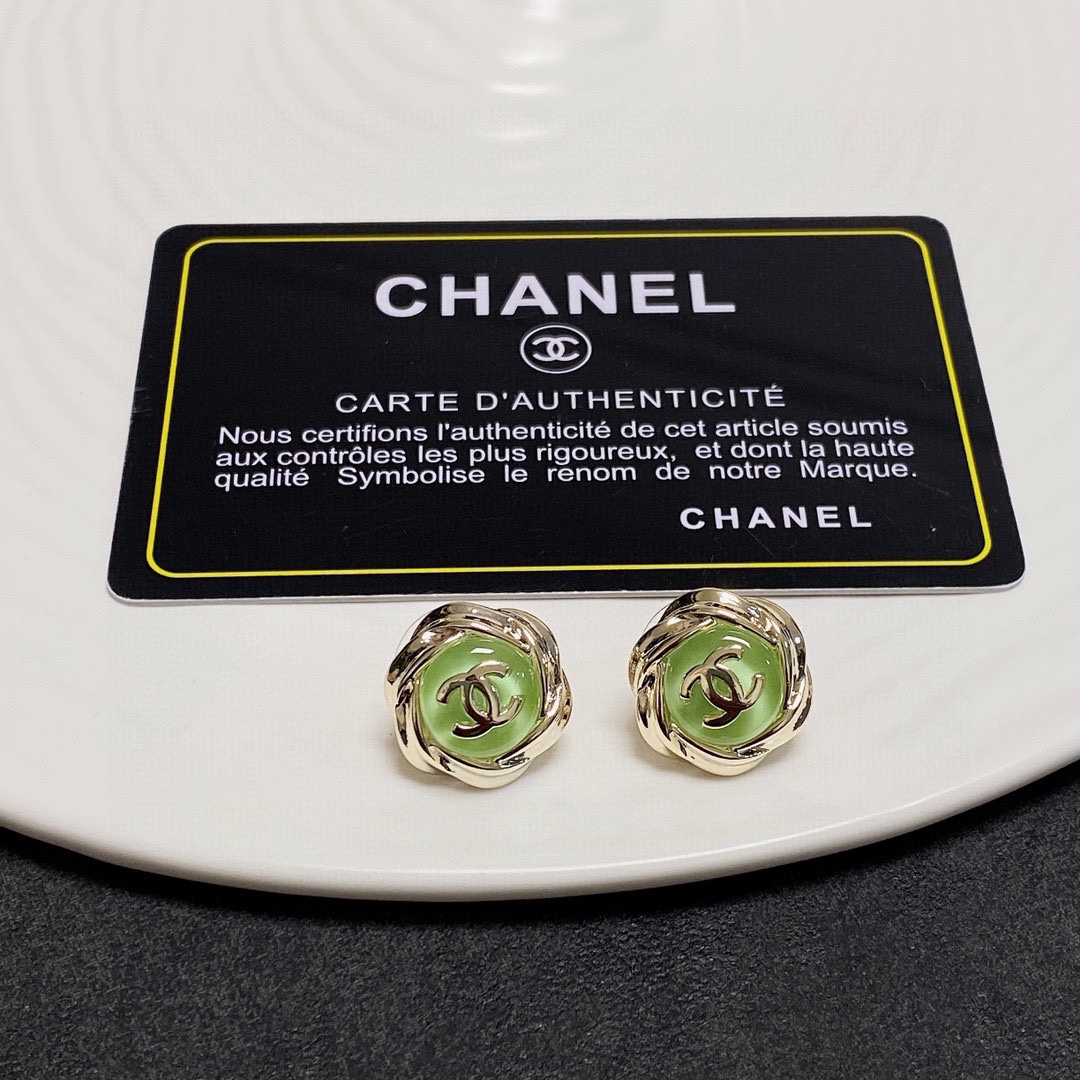Chanel stud earrings