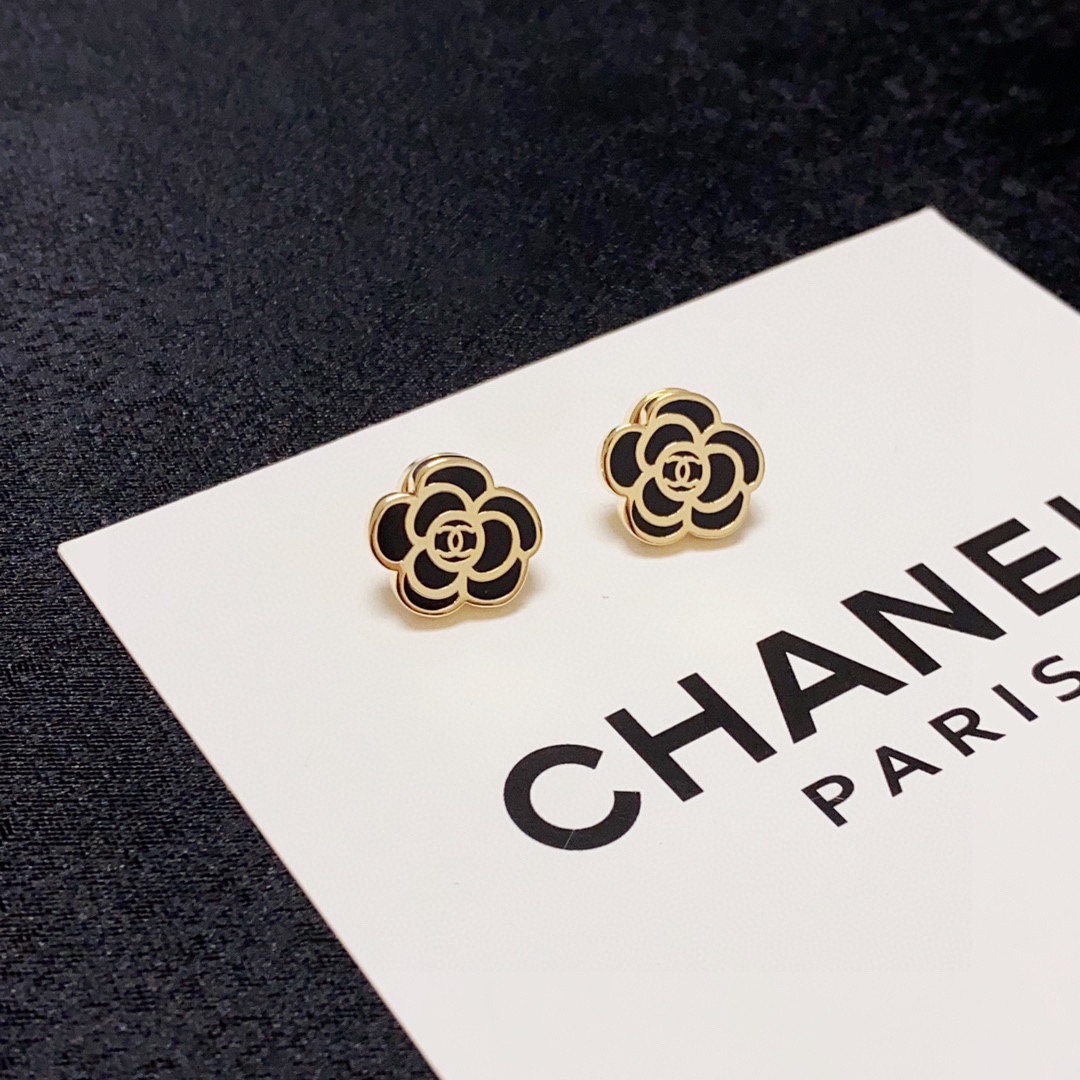 Chanel stud earrings