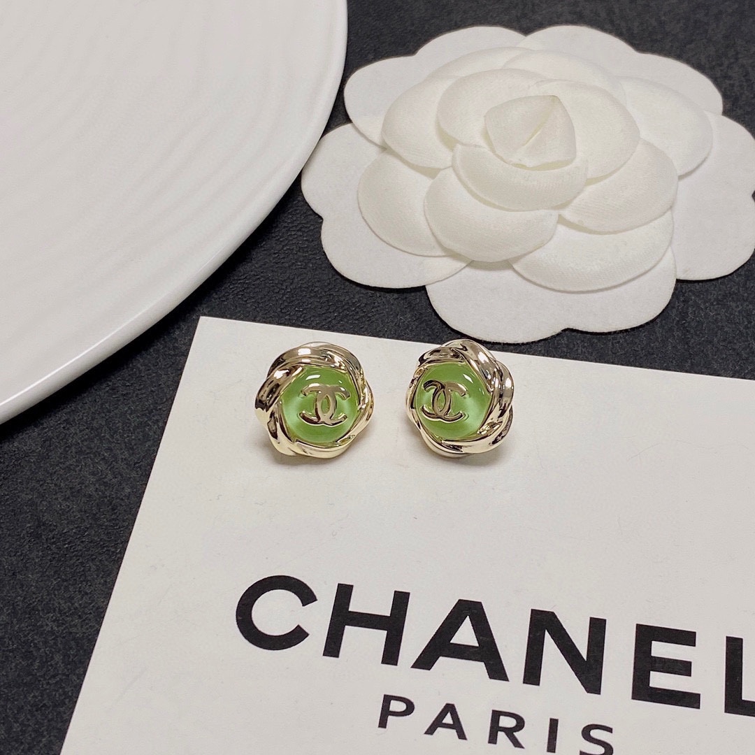 Chanel stud earrings