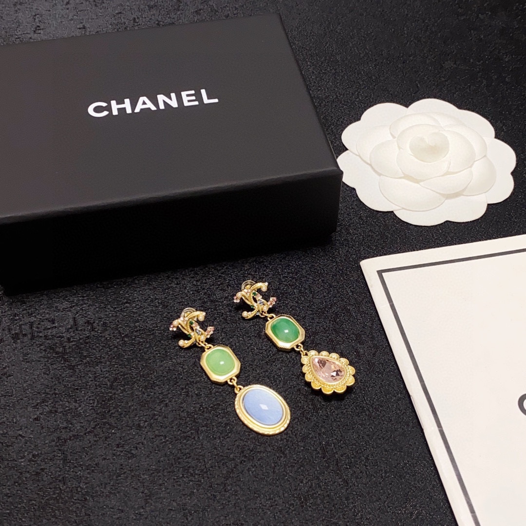Chanel stud earrings