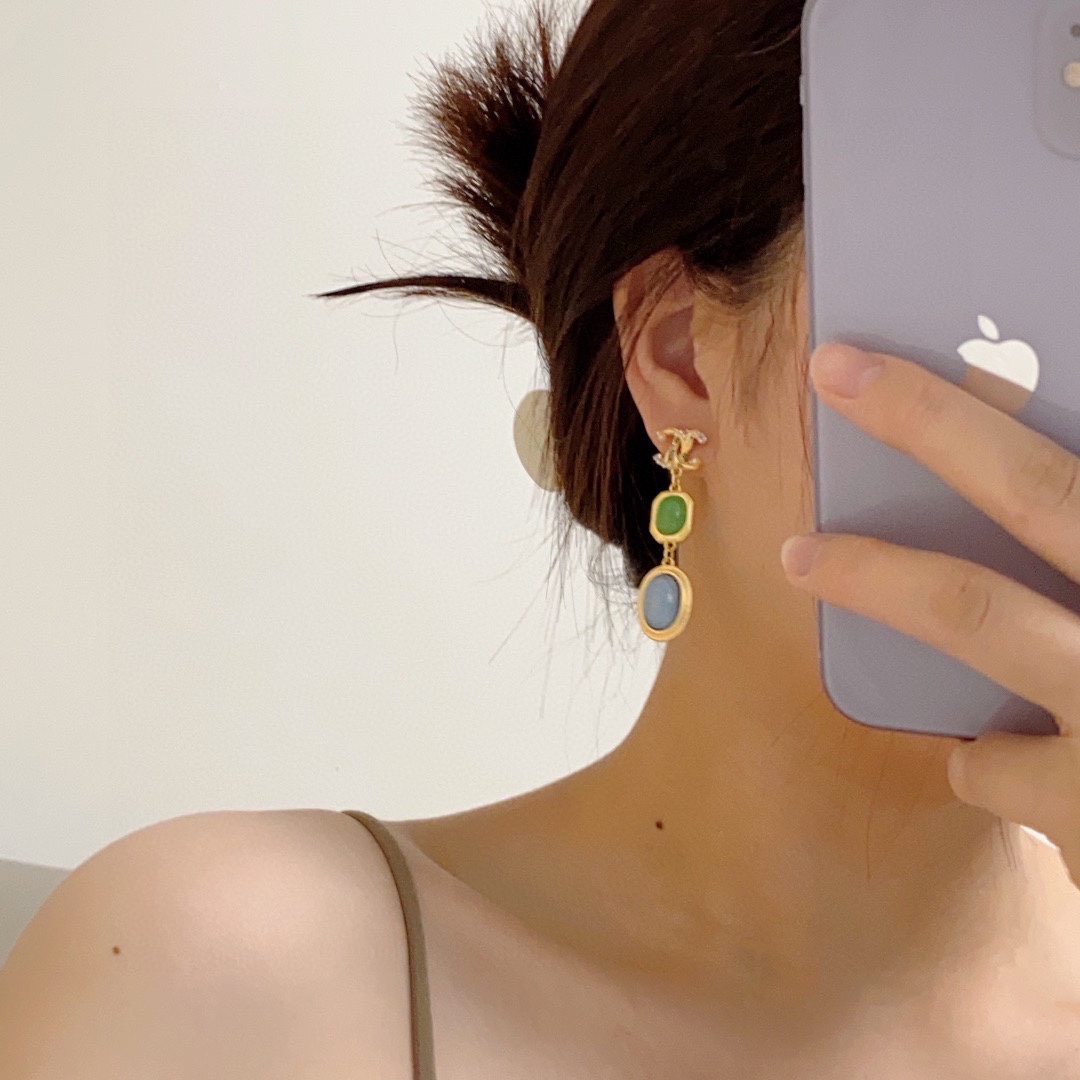 Chanel stud earrings