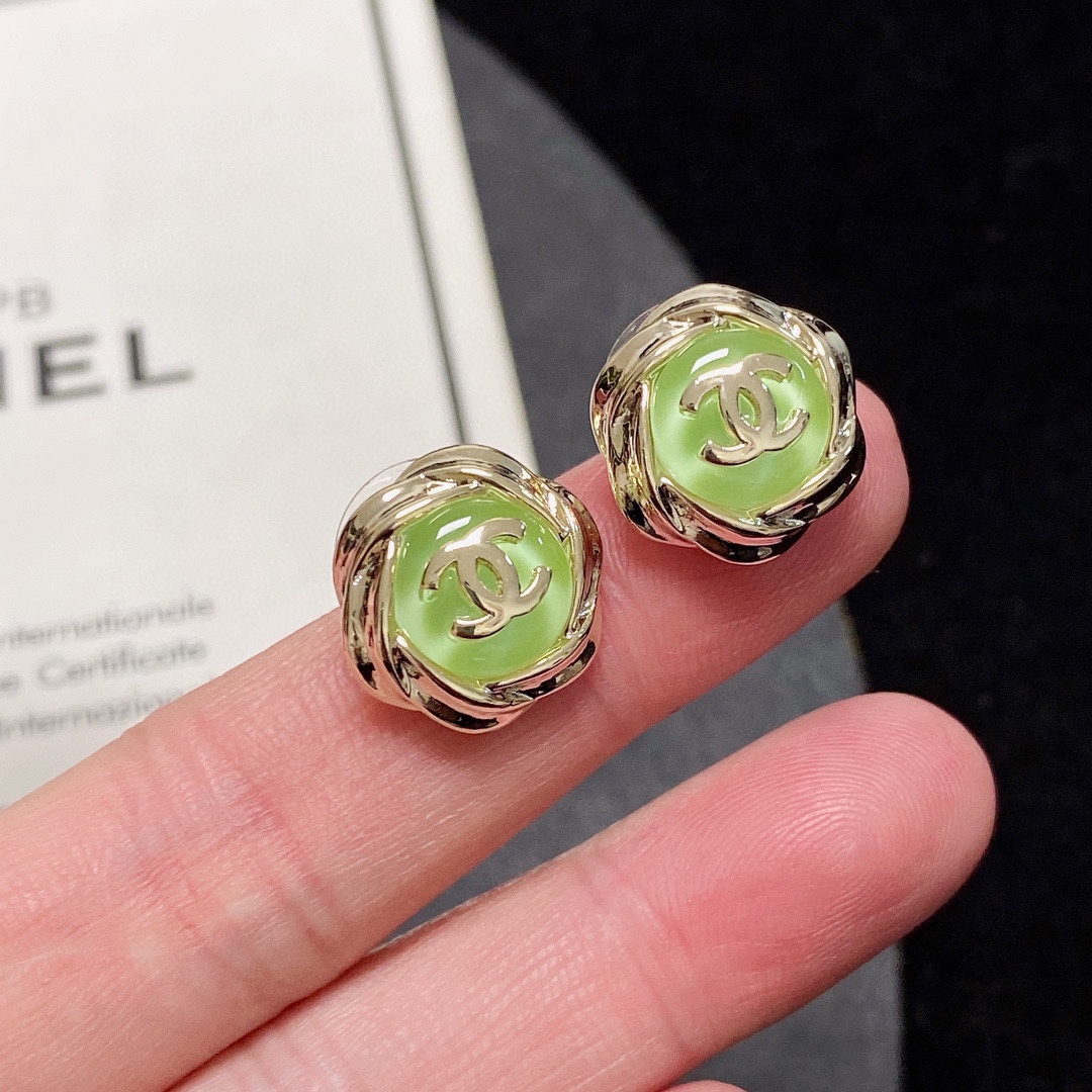 Chanel stud earrings