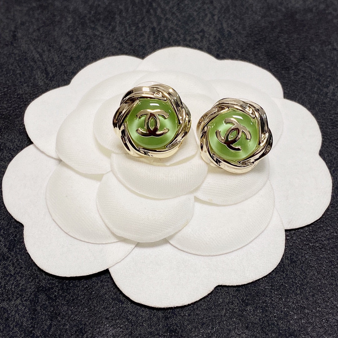 Chanel stud earrings