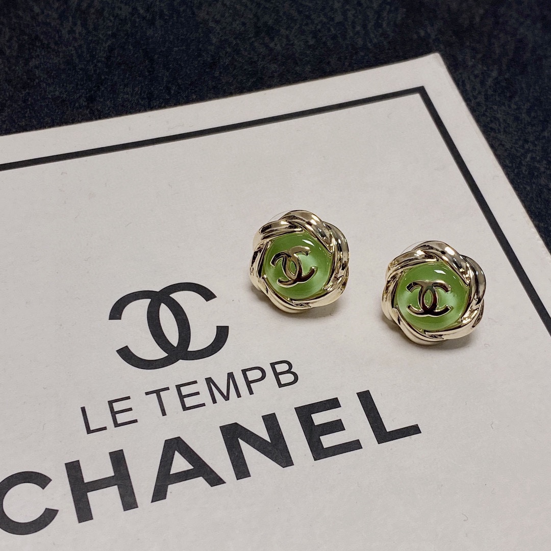 Chanel stud earrings