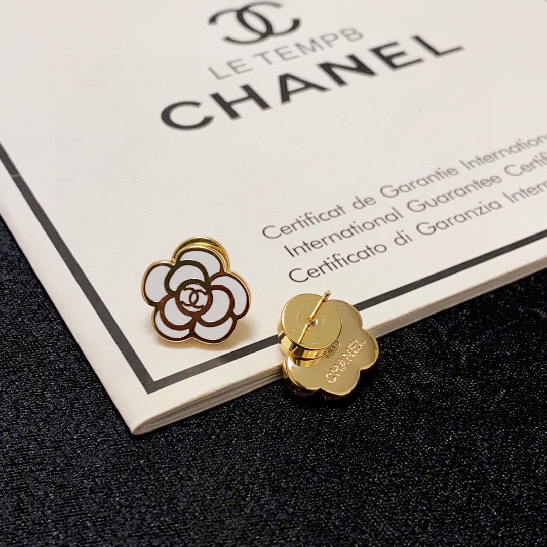 Chanel stud earrings
