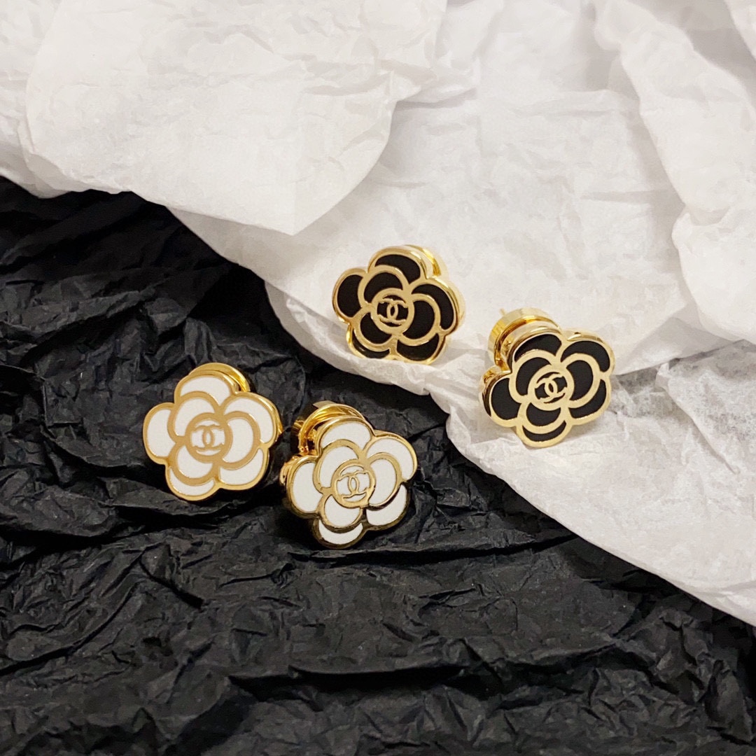 Chanel stud earrings