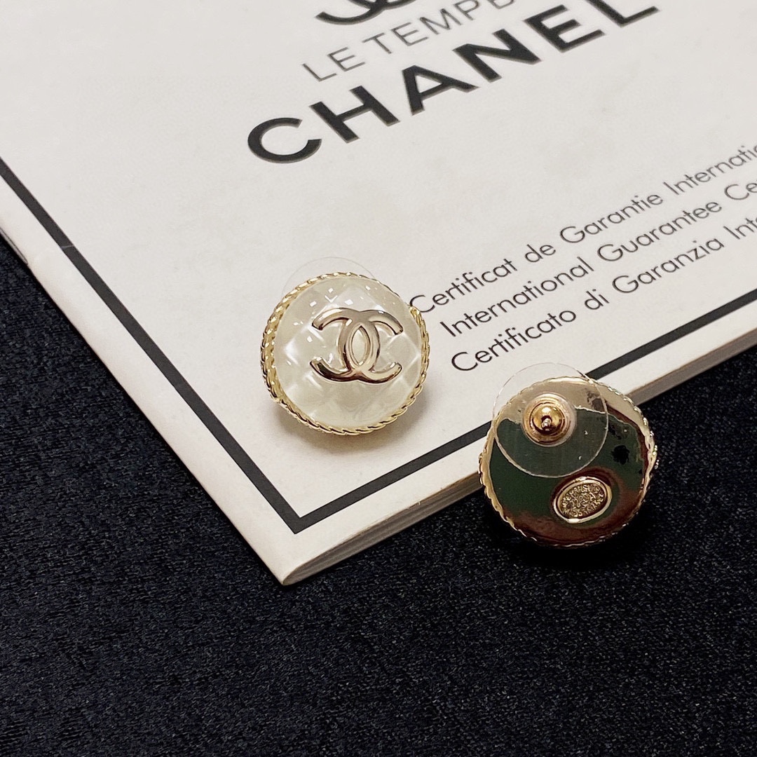 Chanel stud earrings