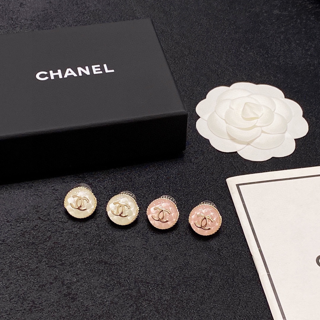 Chanel stud earrings