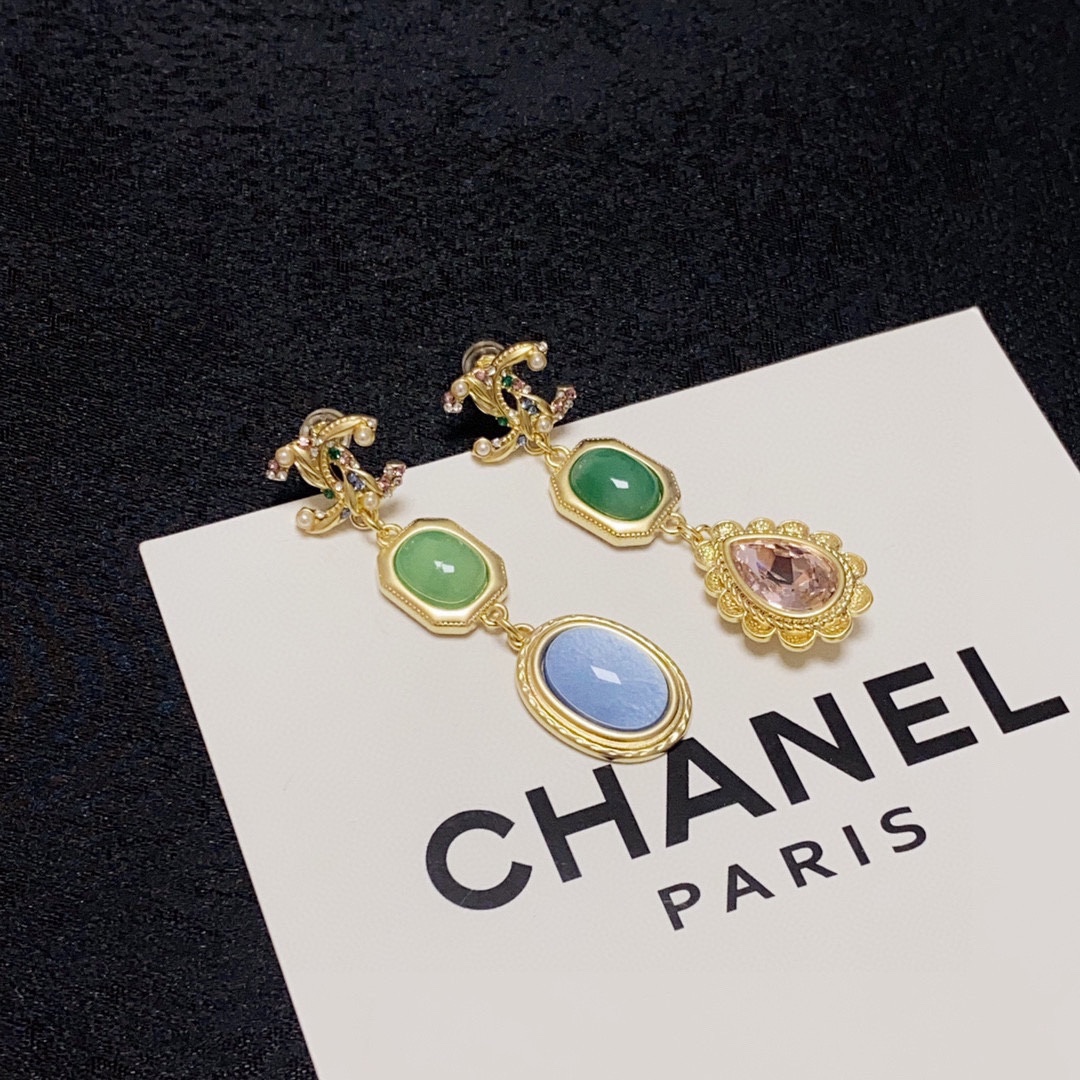 Chanel stud earrings