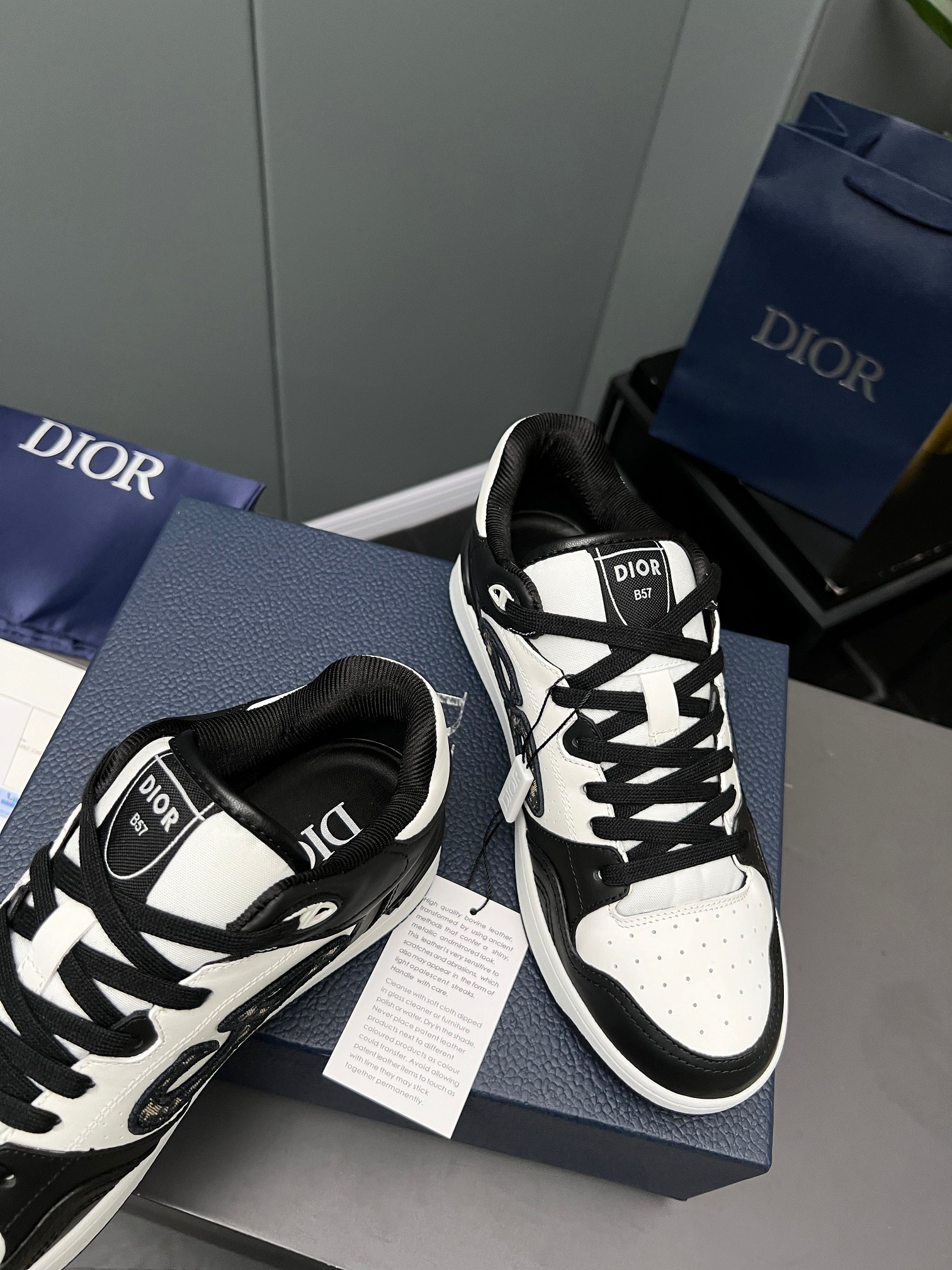 Dior B57 mid-top sneakers