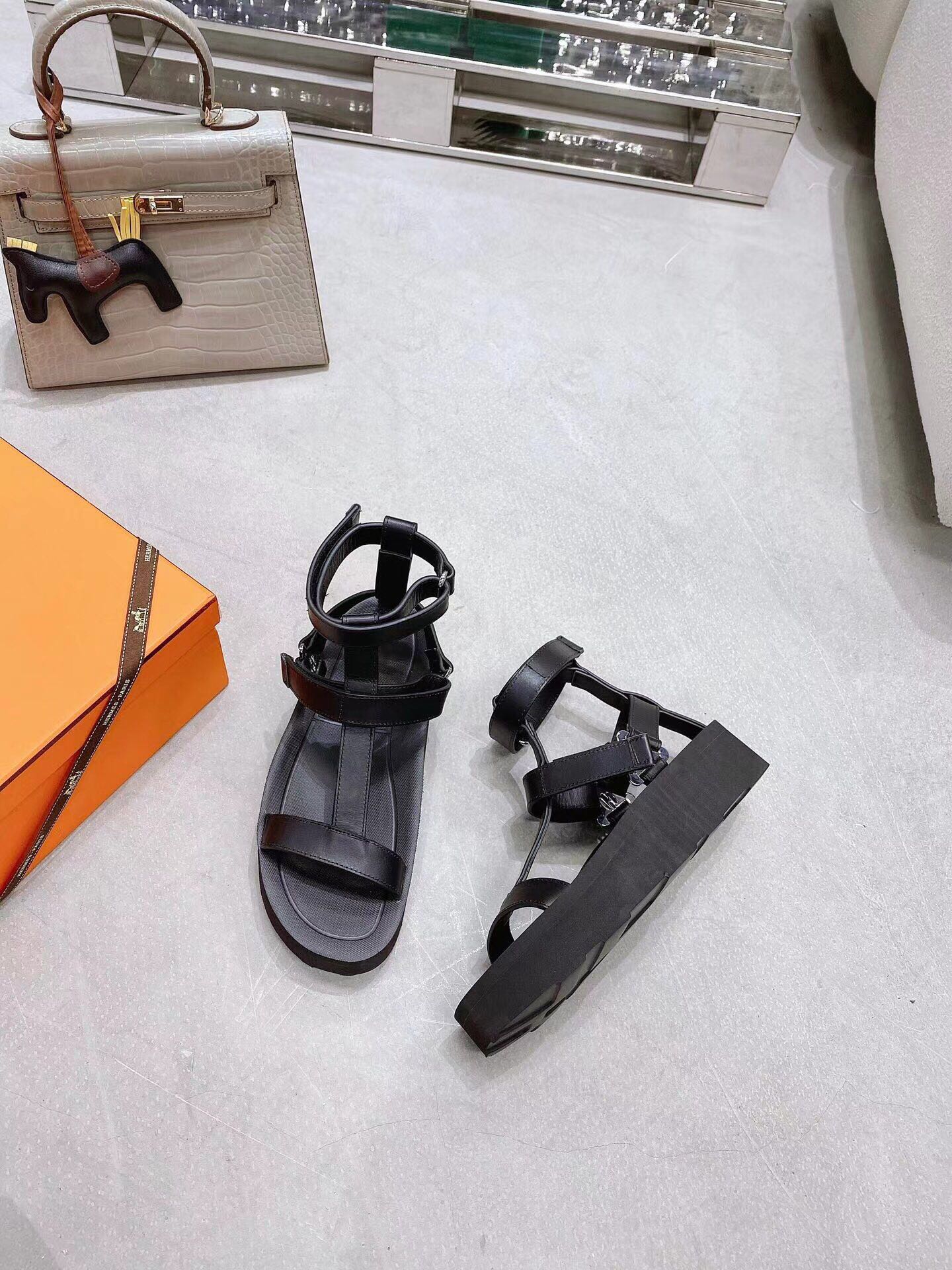 Hermes roman sandals