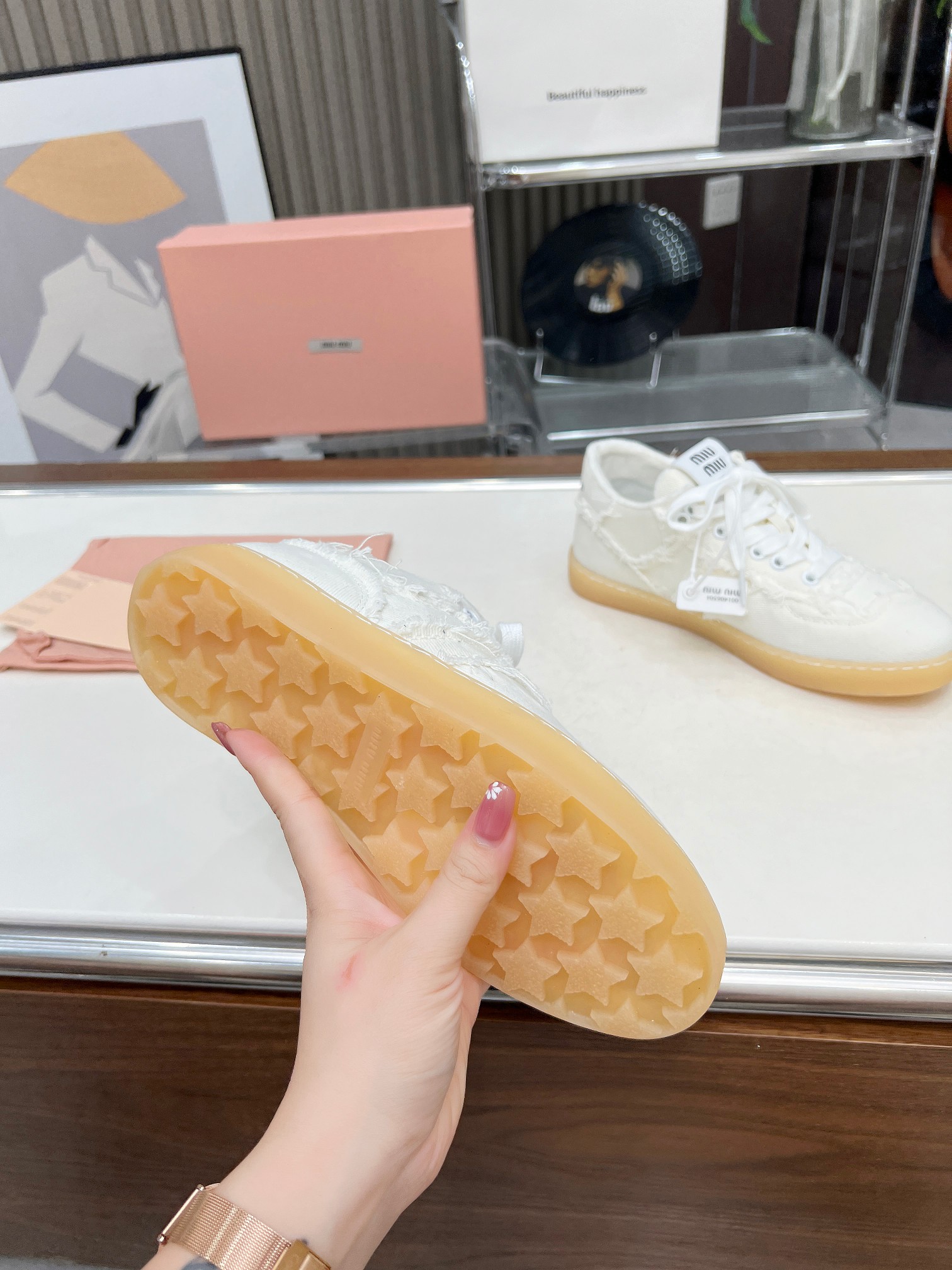 Miumiu beggar casual shoes