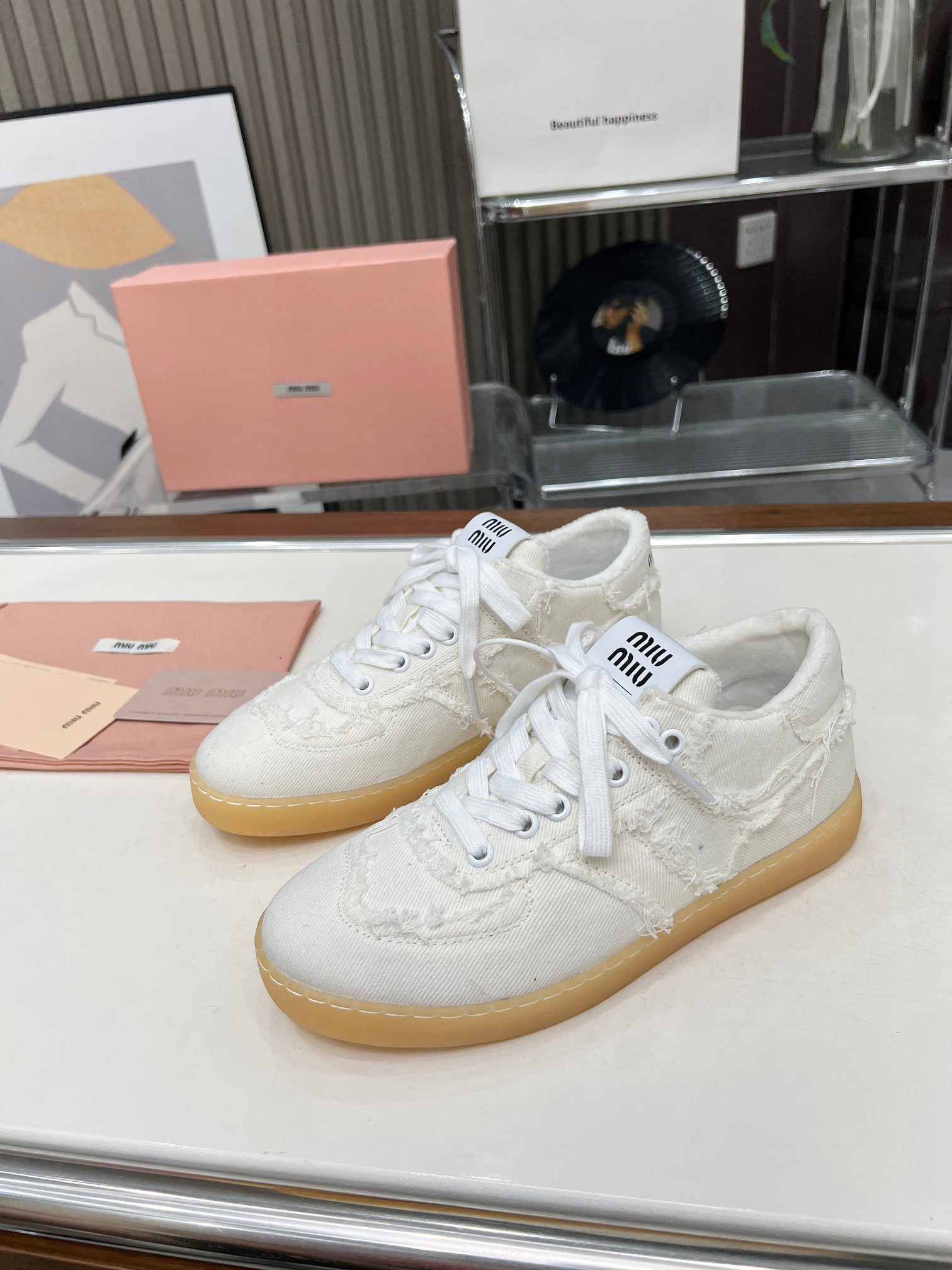 Miumiu beggar casual shoes