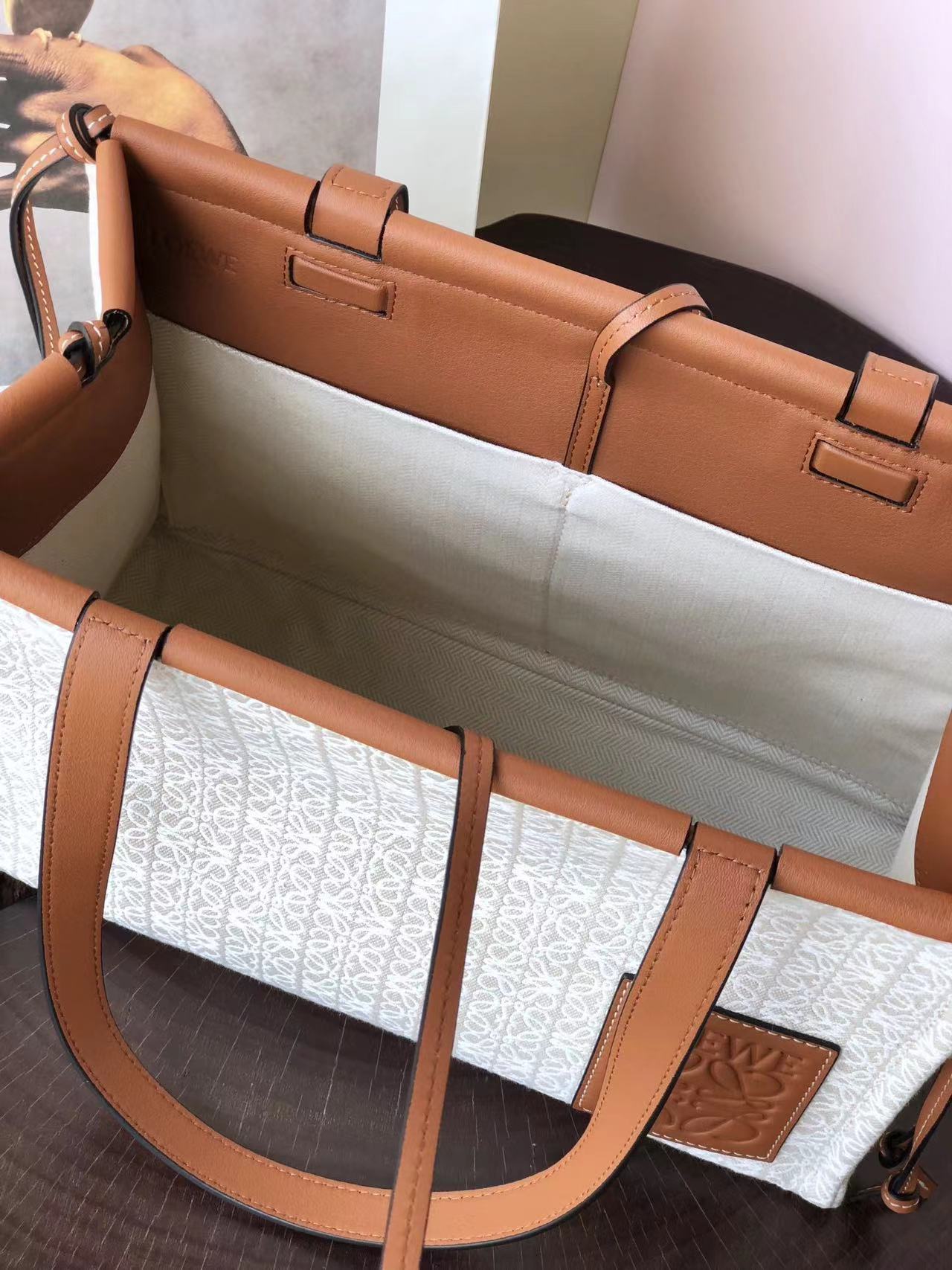 LOEWE Embroidered tote shopping bag