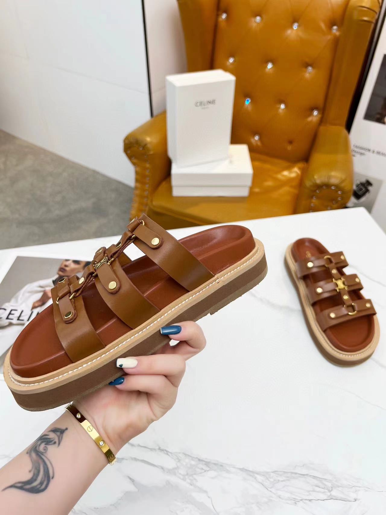 CELINE 2024 Spring/Summer New Product Sandals