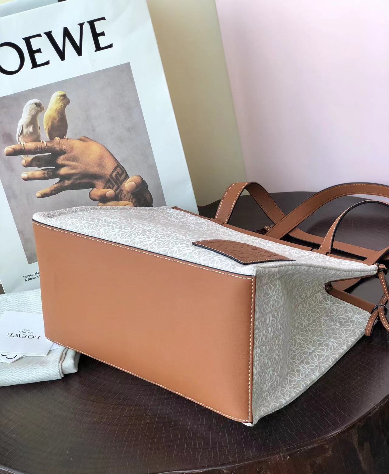 LOEWE Embroidered tote shopping bag