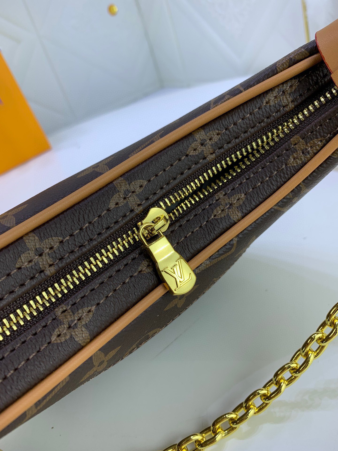 Louis Vuitton loop Half moon baguette bag