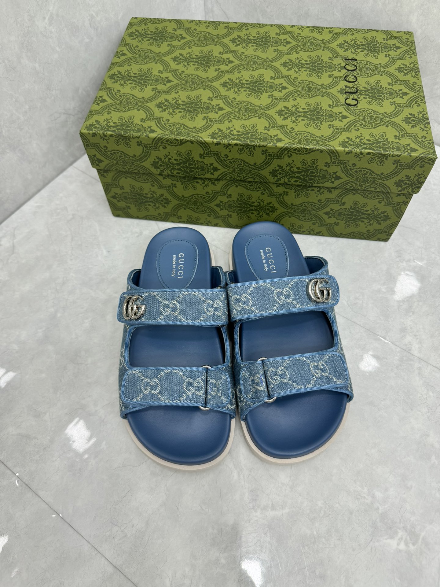 GUCCI Summer New Double G Sandals