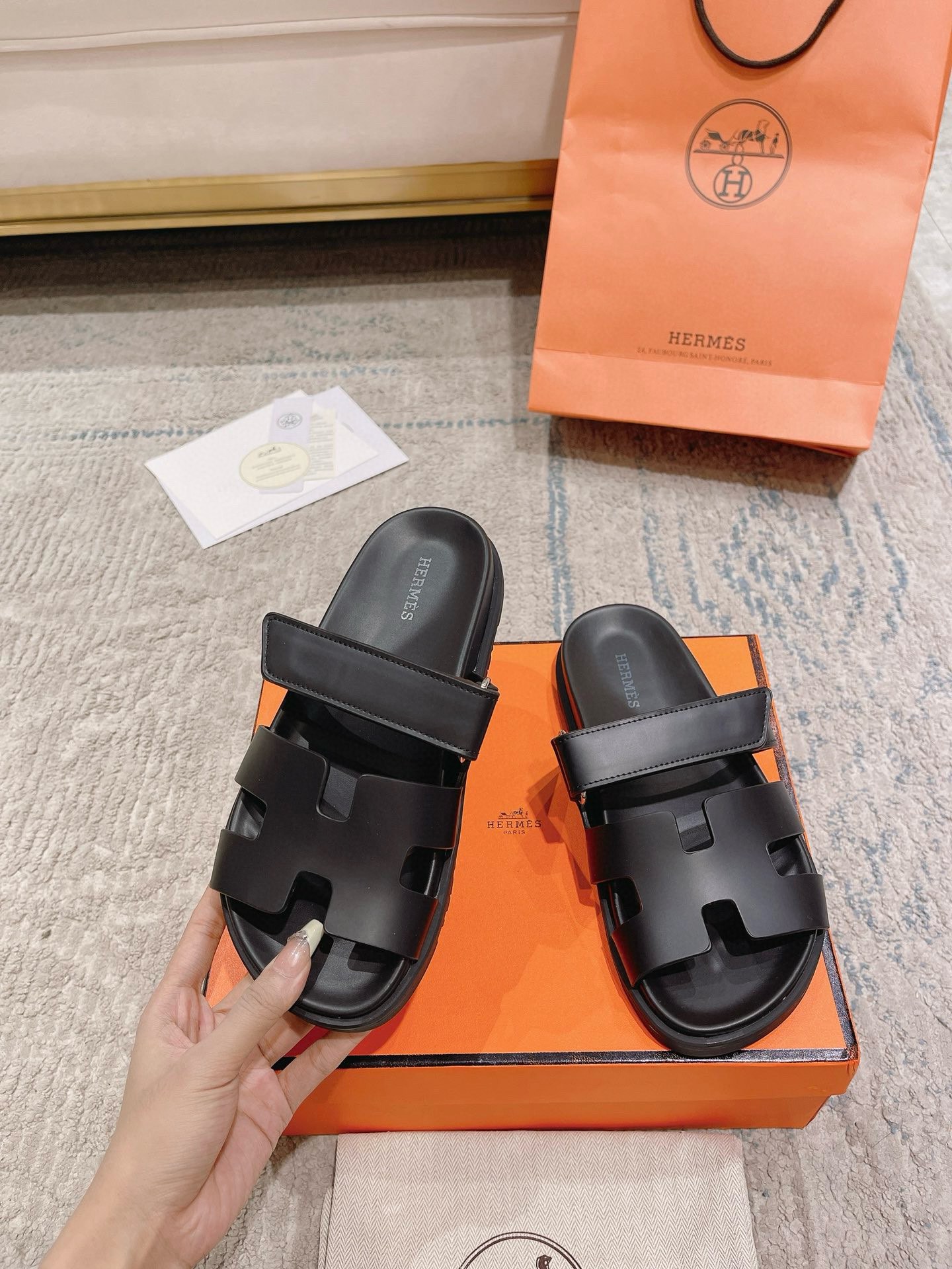 Hermès Classic H Dad's Sandals
