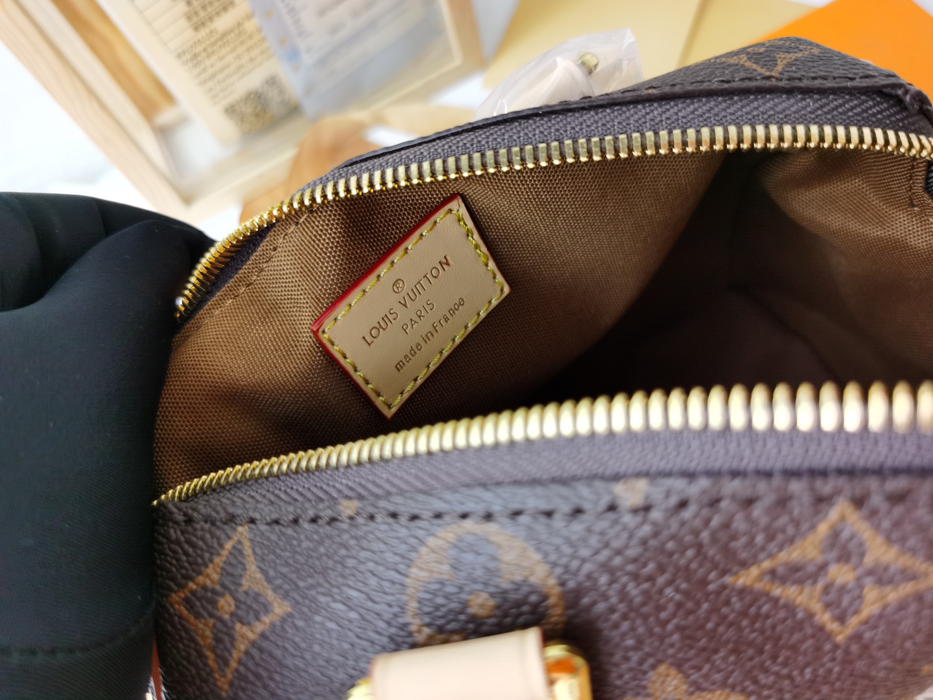 Louis Vuitton printed bag