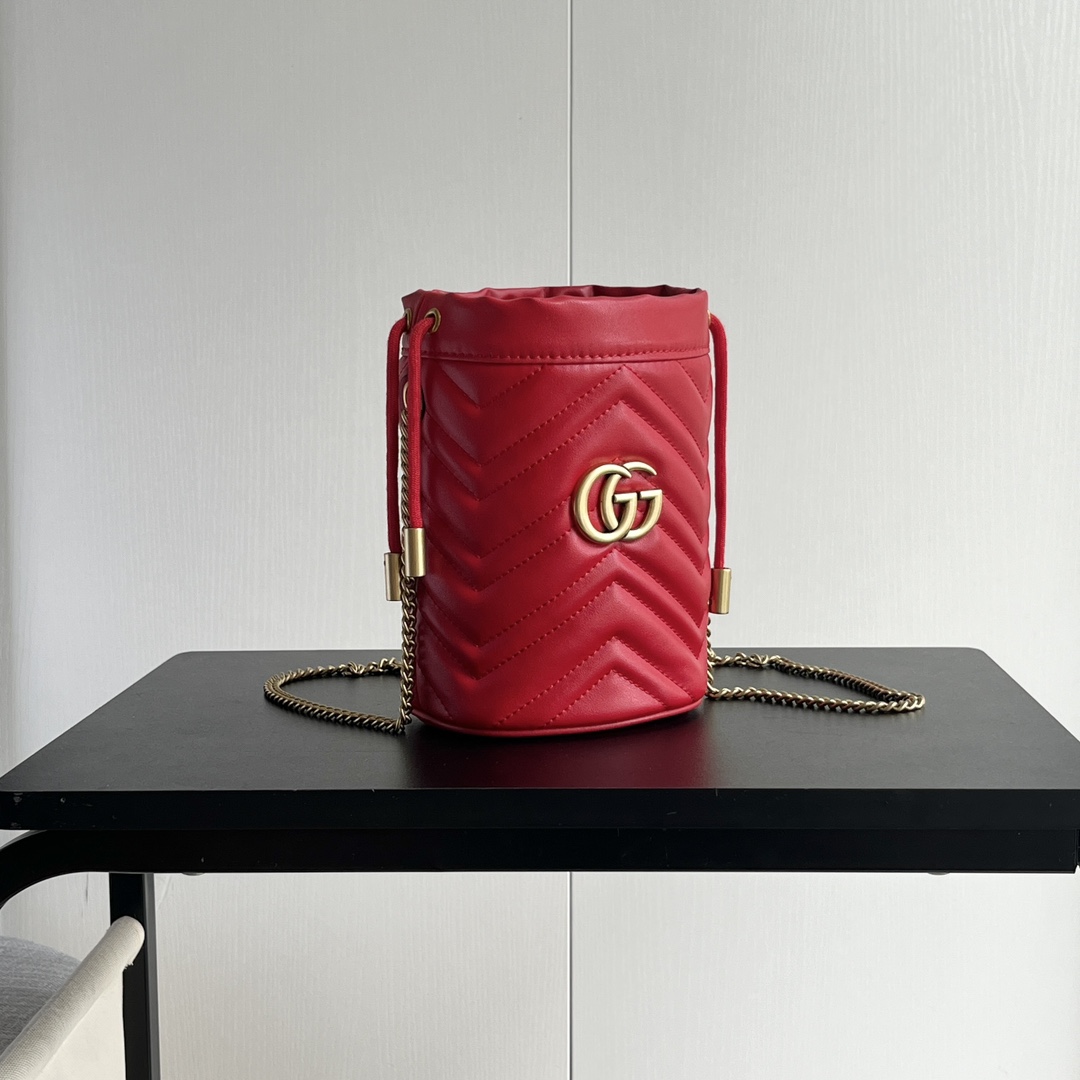 GG marmont series mini bucket bag