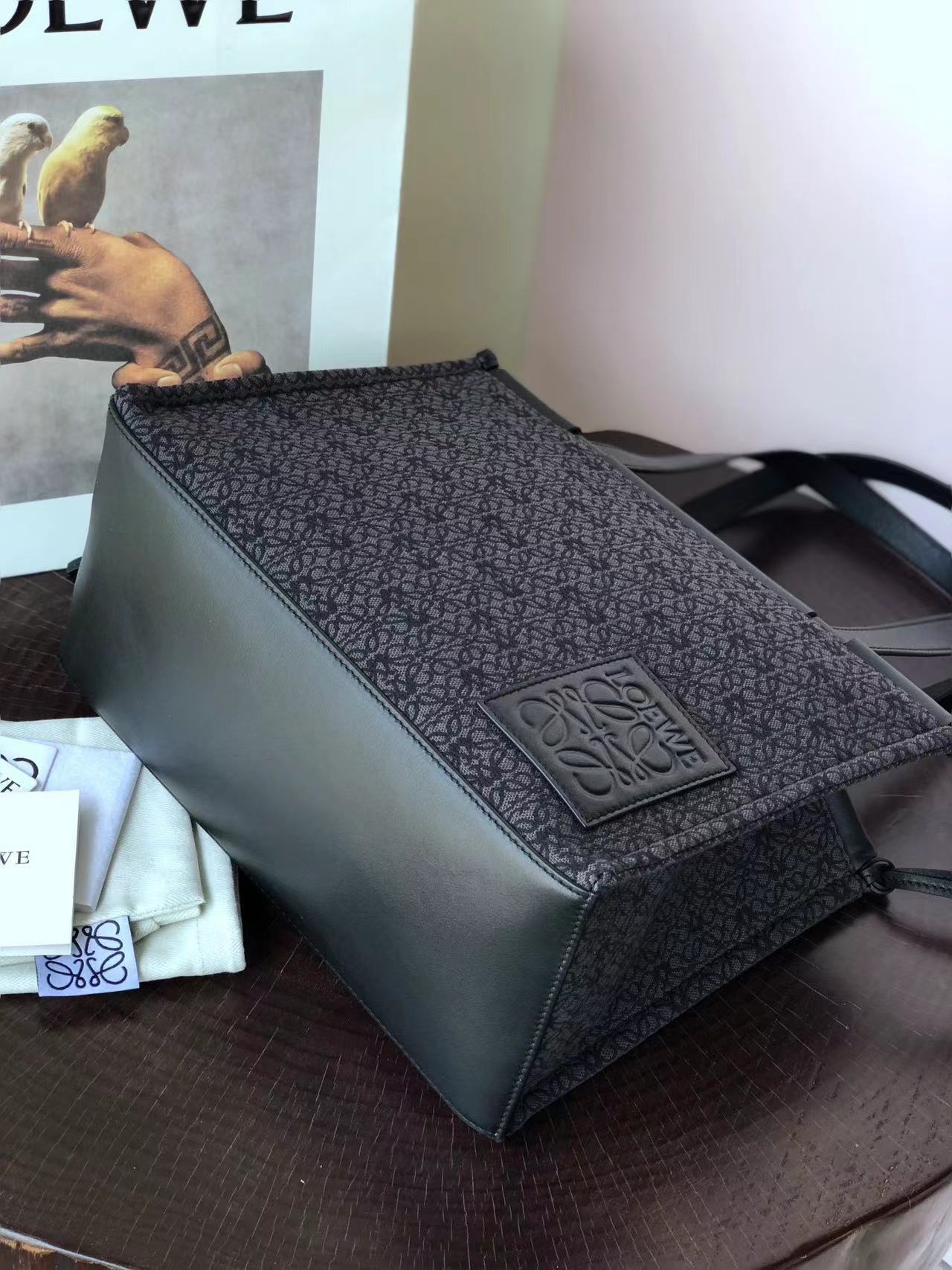 LOEWE Embroidered tote shopping bag