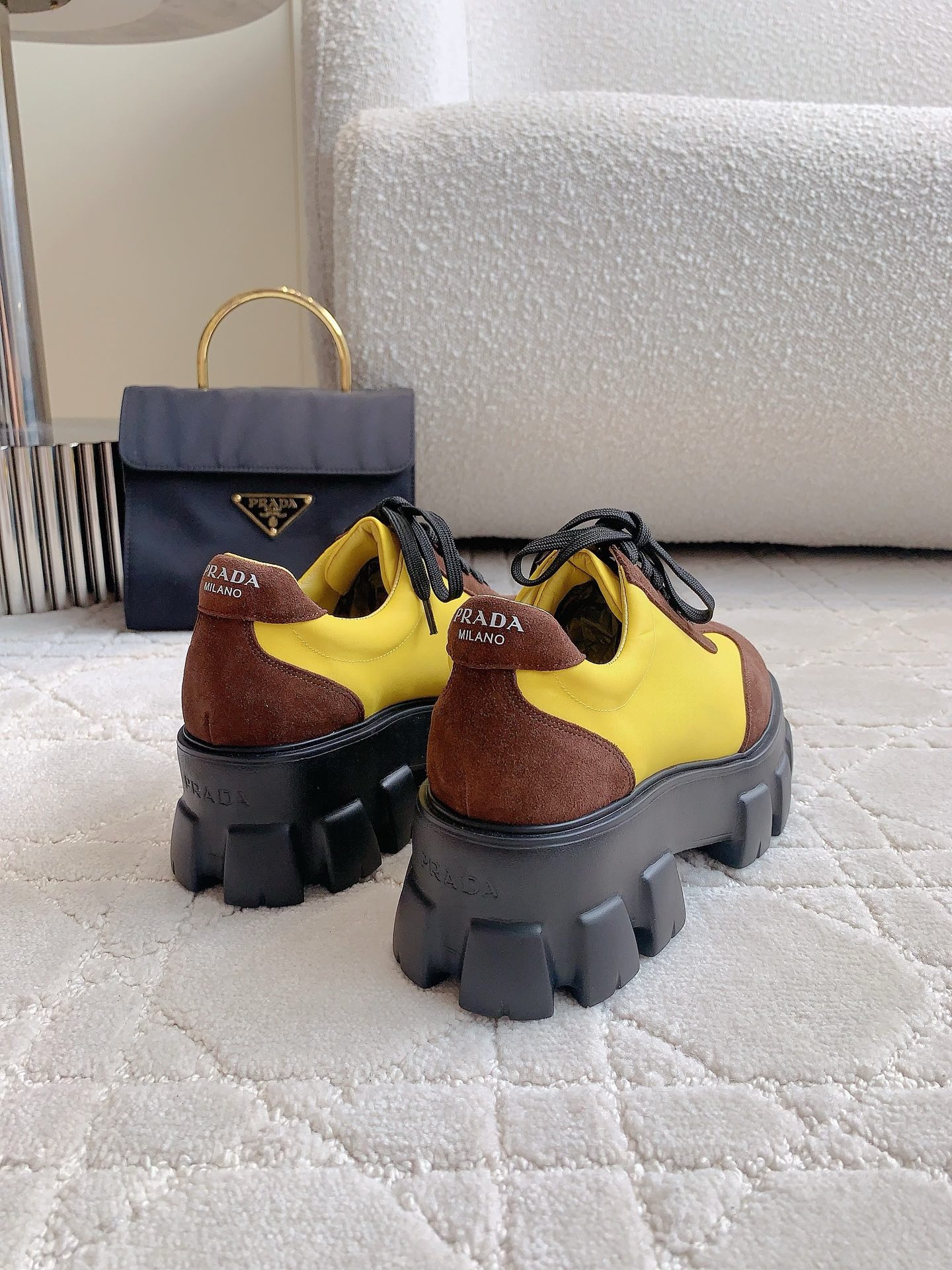 Prada Colour matching leisure shoes