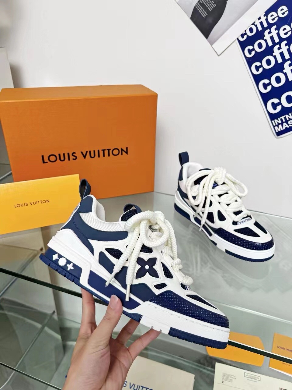 LV chunky skate trainer