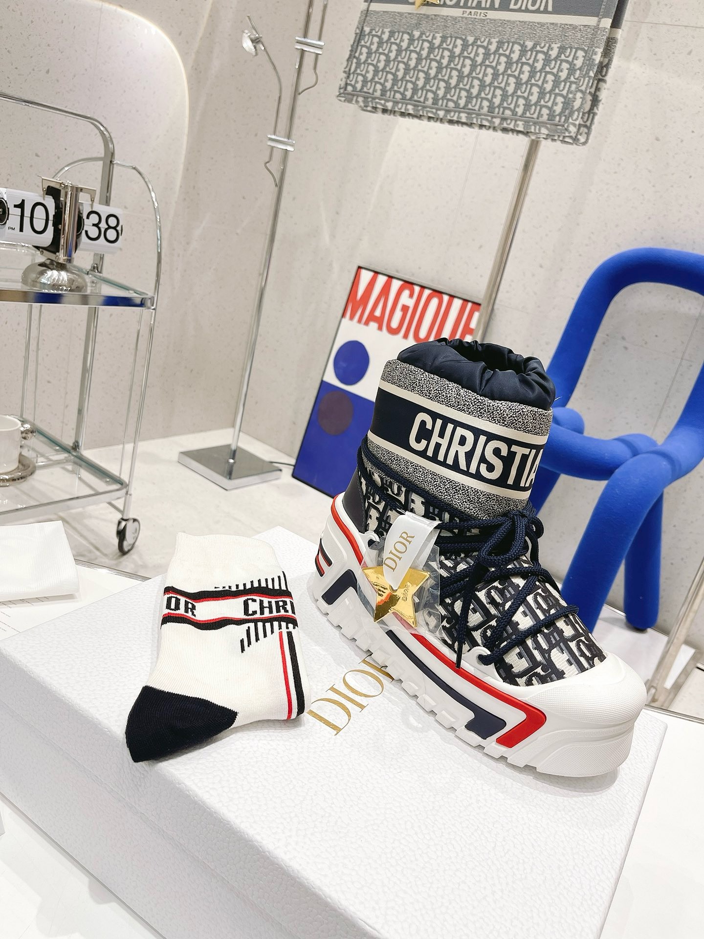 DIORAlps Printed snow boots