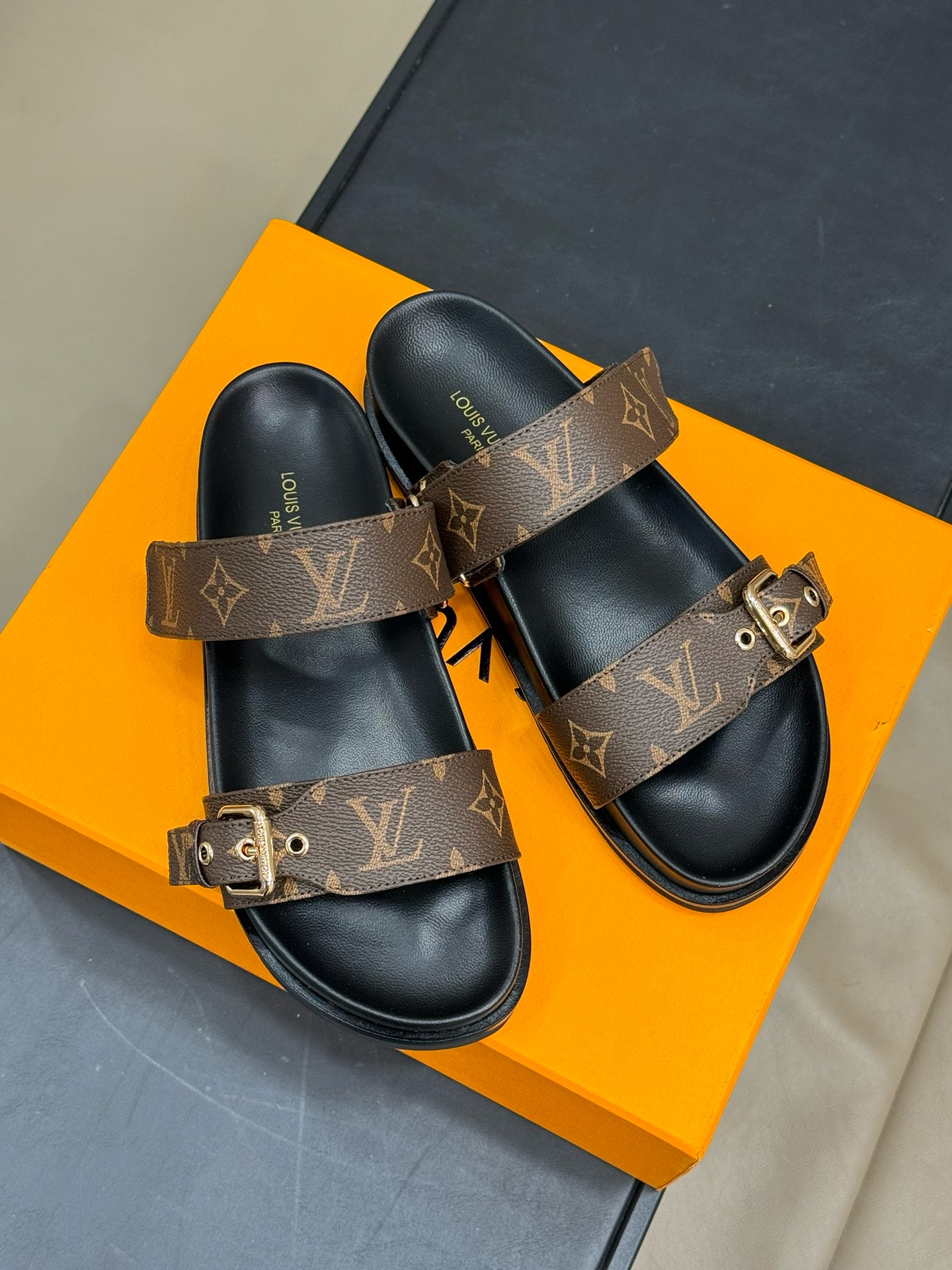 LV Sunset Flat Comfort Mule - Exclusively Online