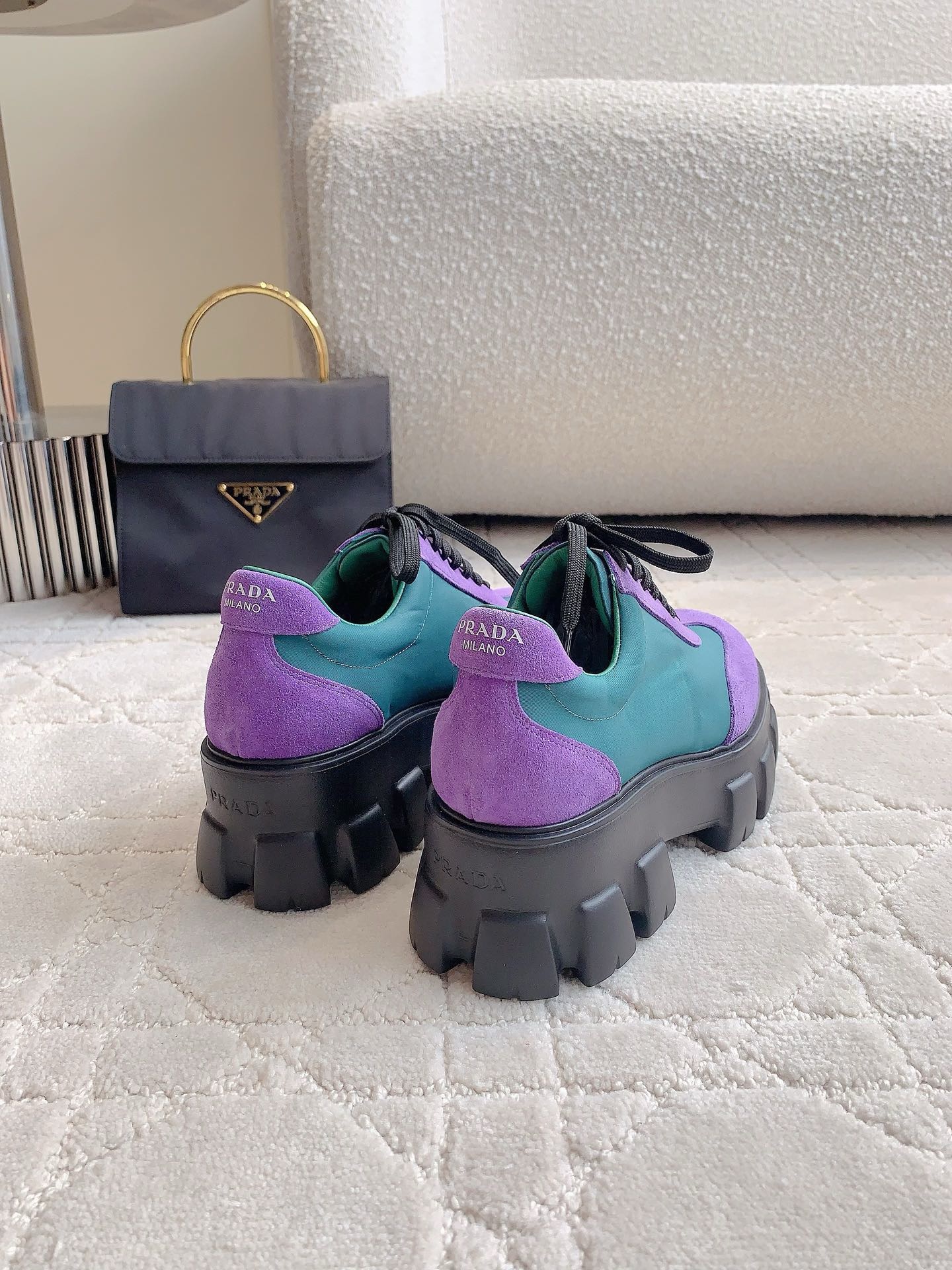 Prada Colour matching leisure shoes