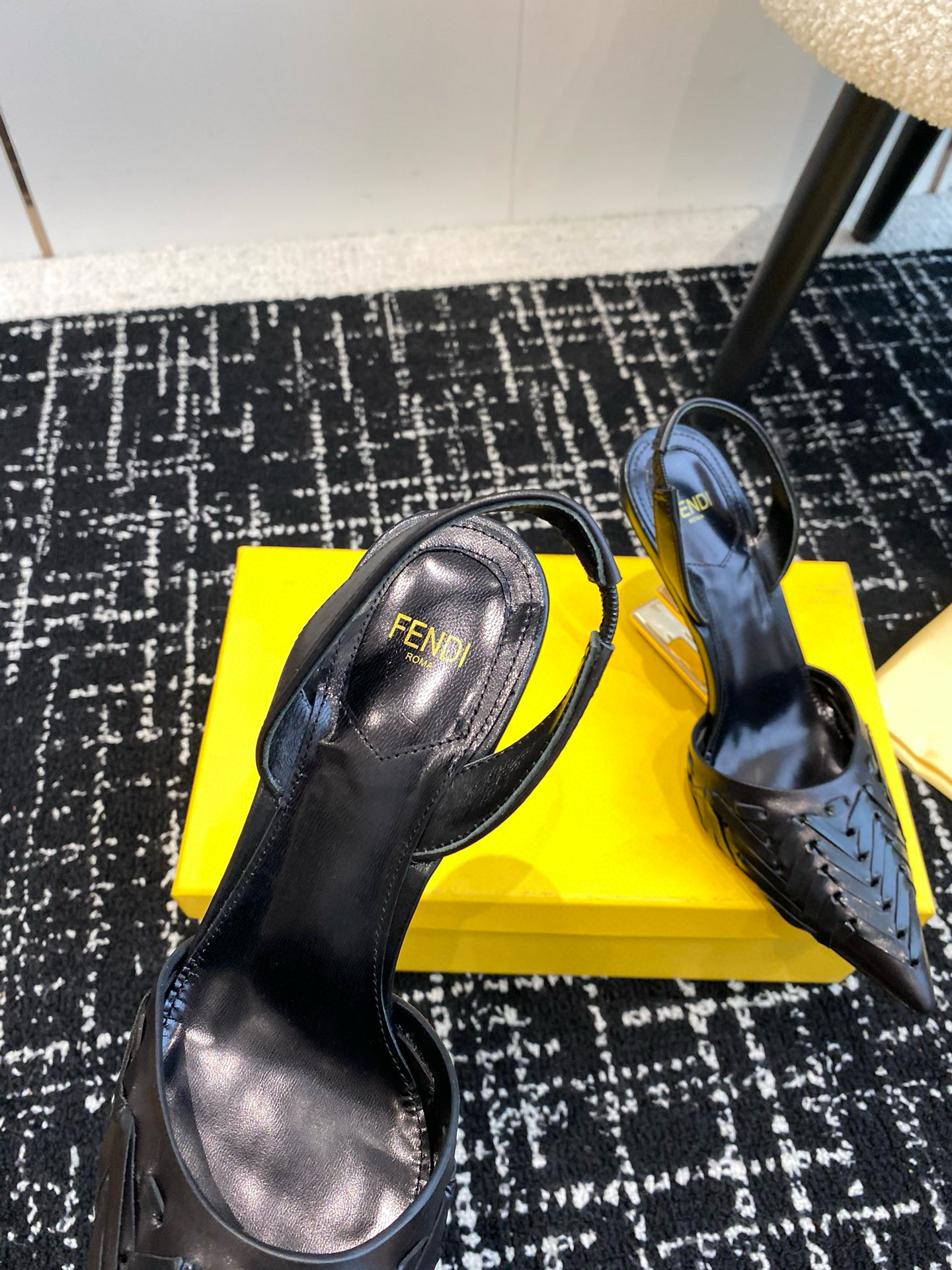 Fendi Knitted high heels