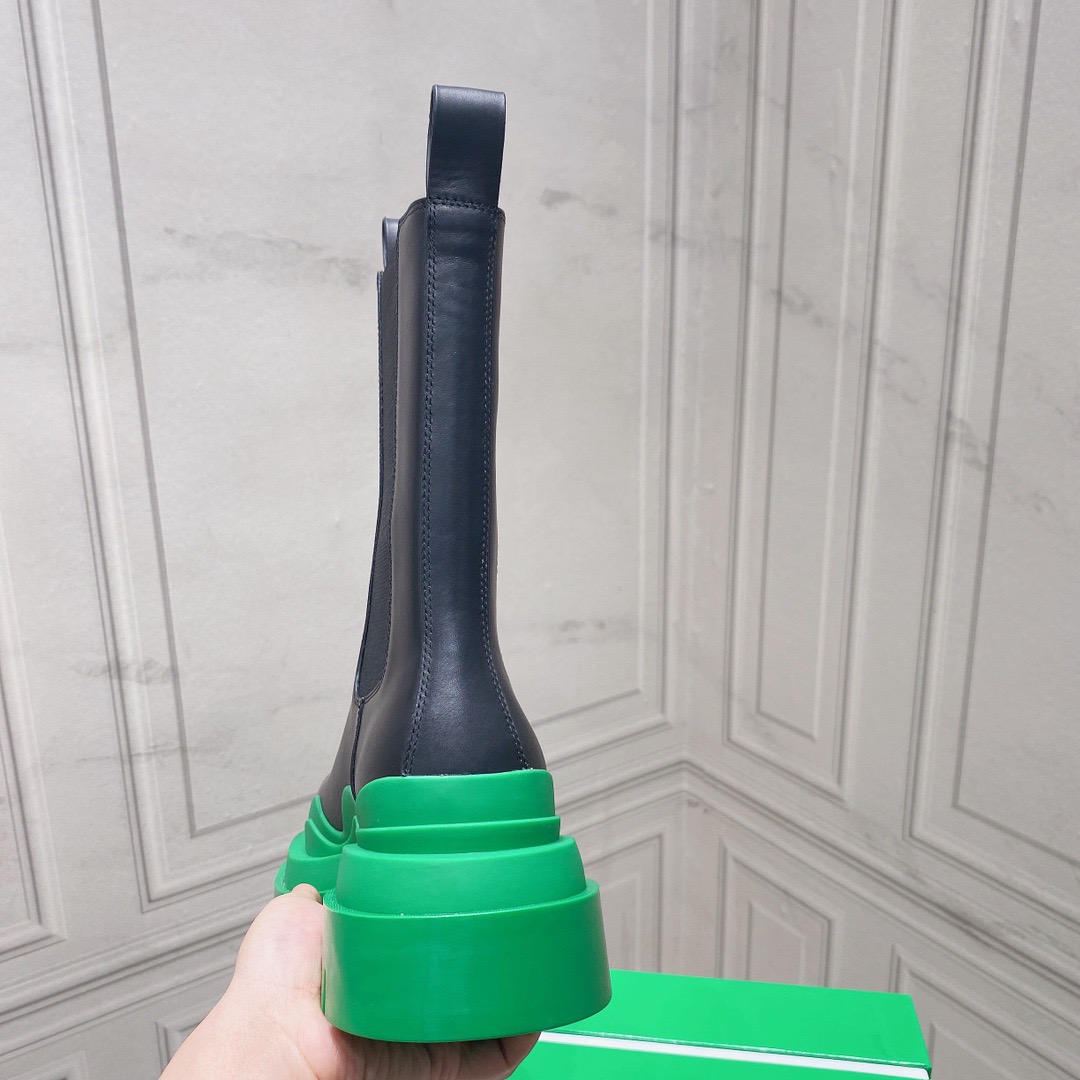 Bottega Veneta Candy colored wave soled Martin boots