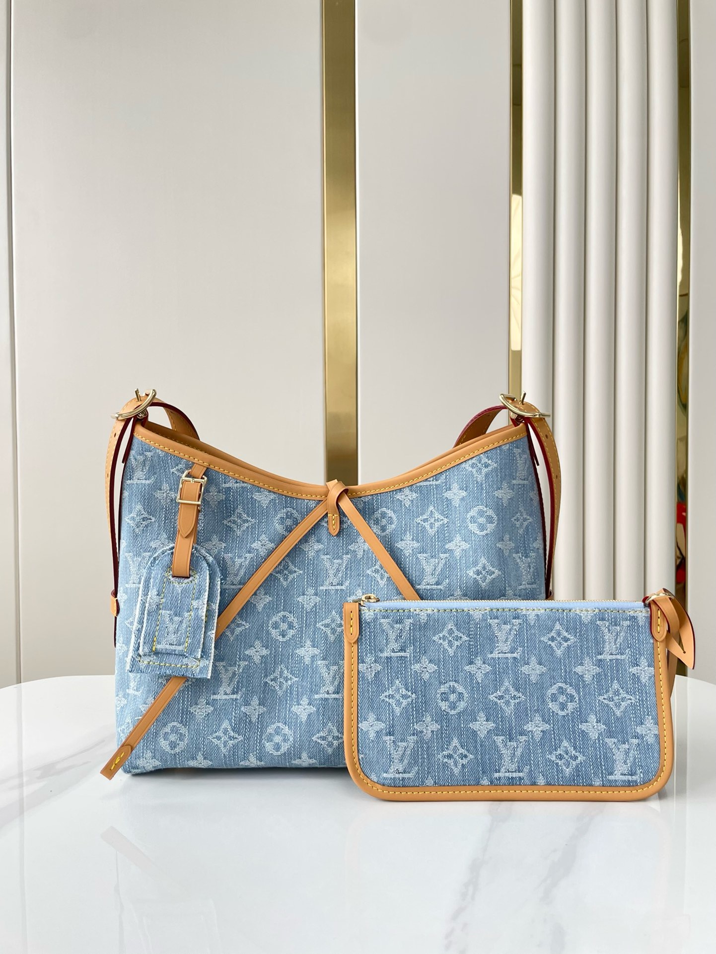 LV Denim shoulder bag