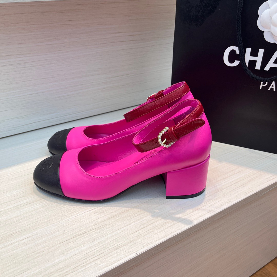 CHANEL Flat Mary Jane single shoes