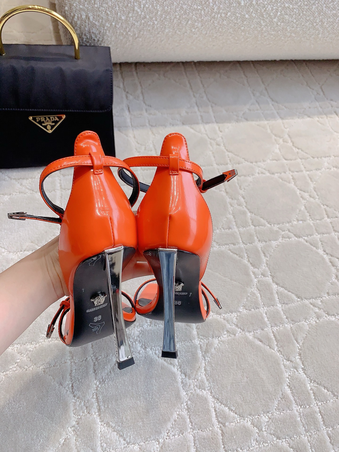 Versace High heeled sandals