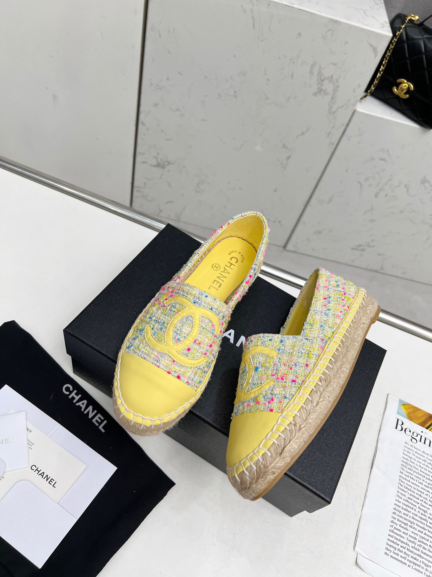 CHANEL Classic woven fisherman's shoes