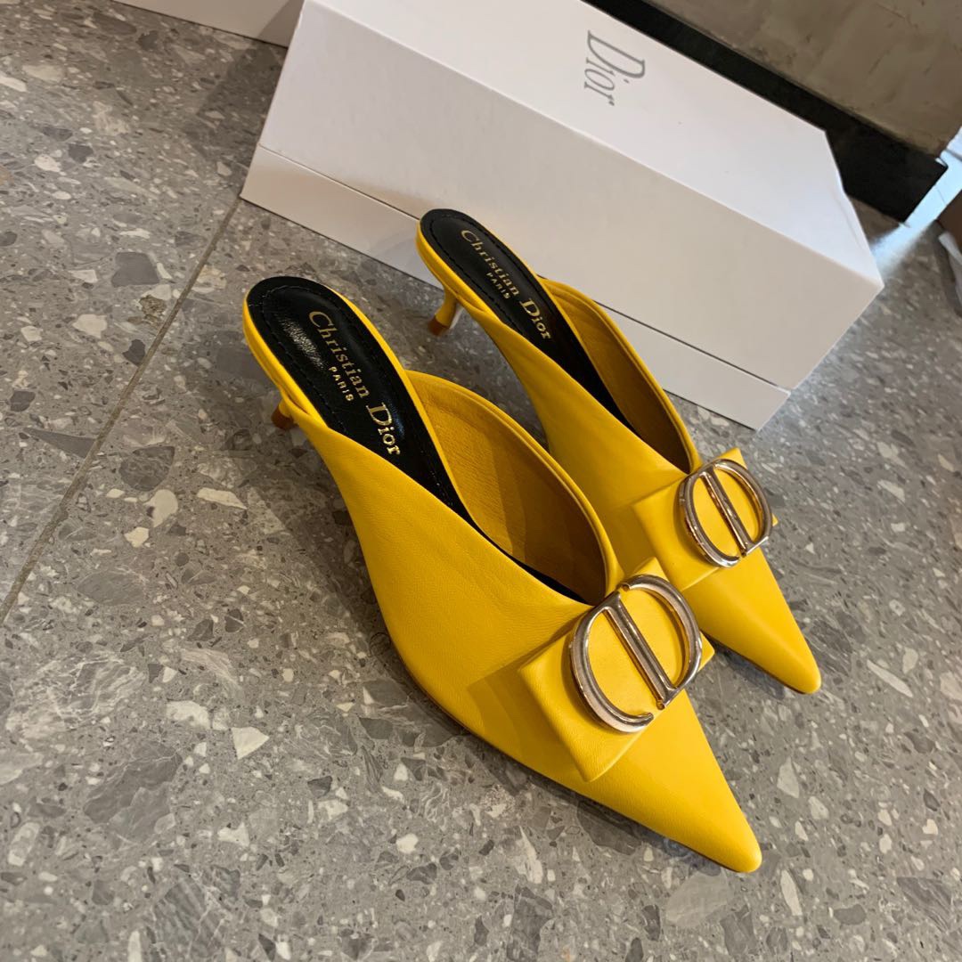 Dior 2023 Latest CD Letter Metal Logo with Muller Tuo size 35-42