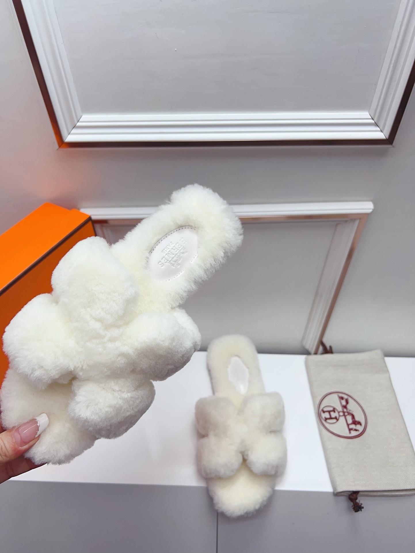 Hermes Wool flat bottom mop