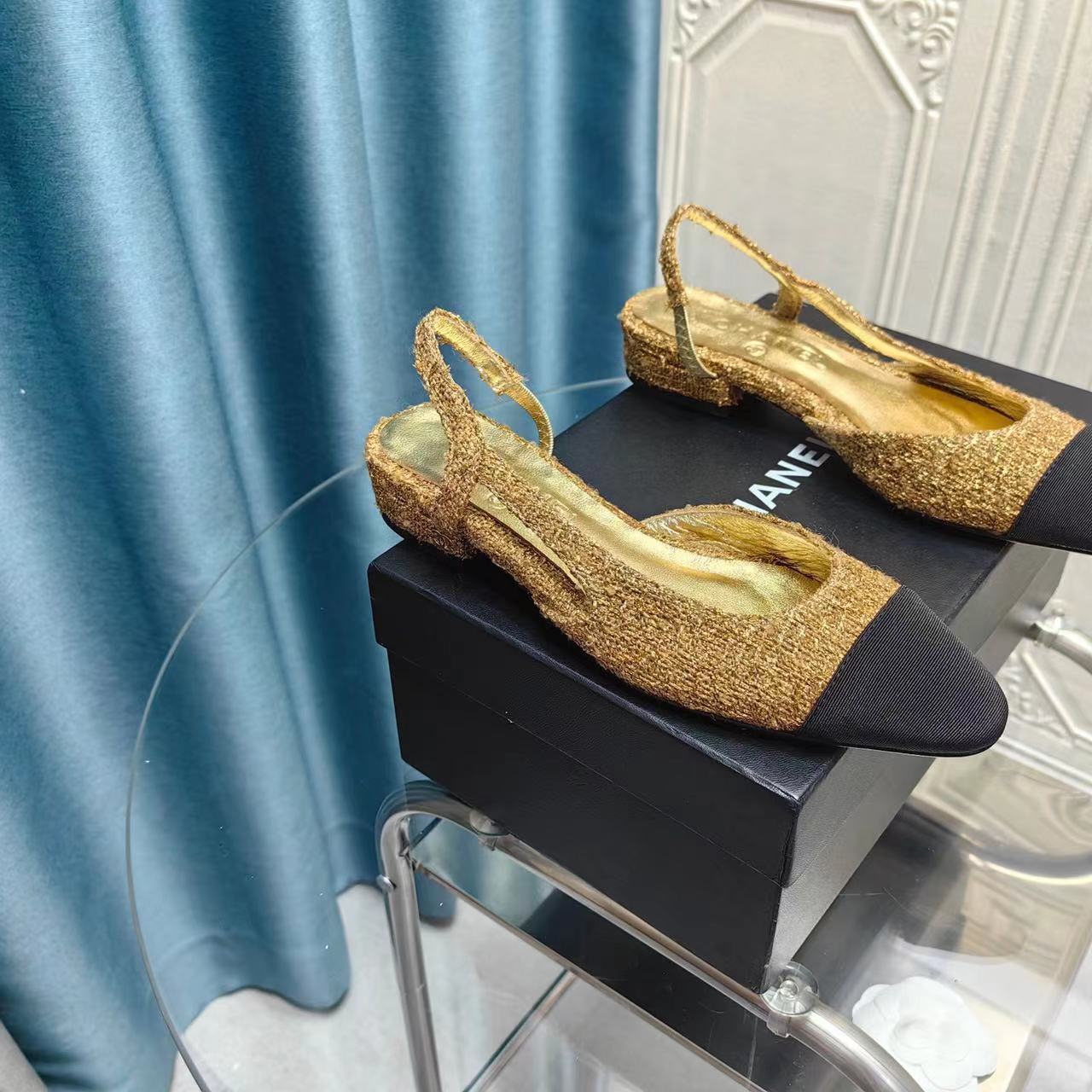 CHANEL  slingbalck Classic back air sandals