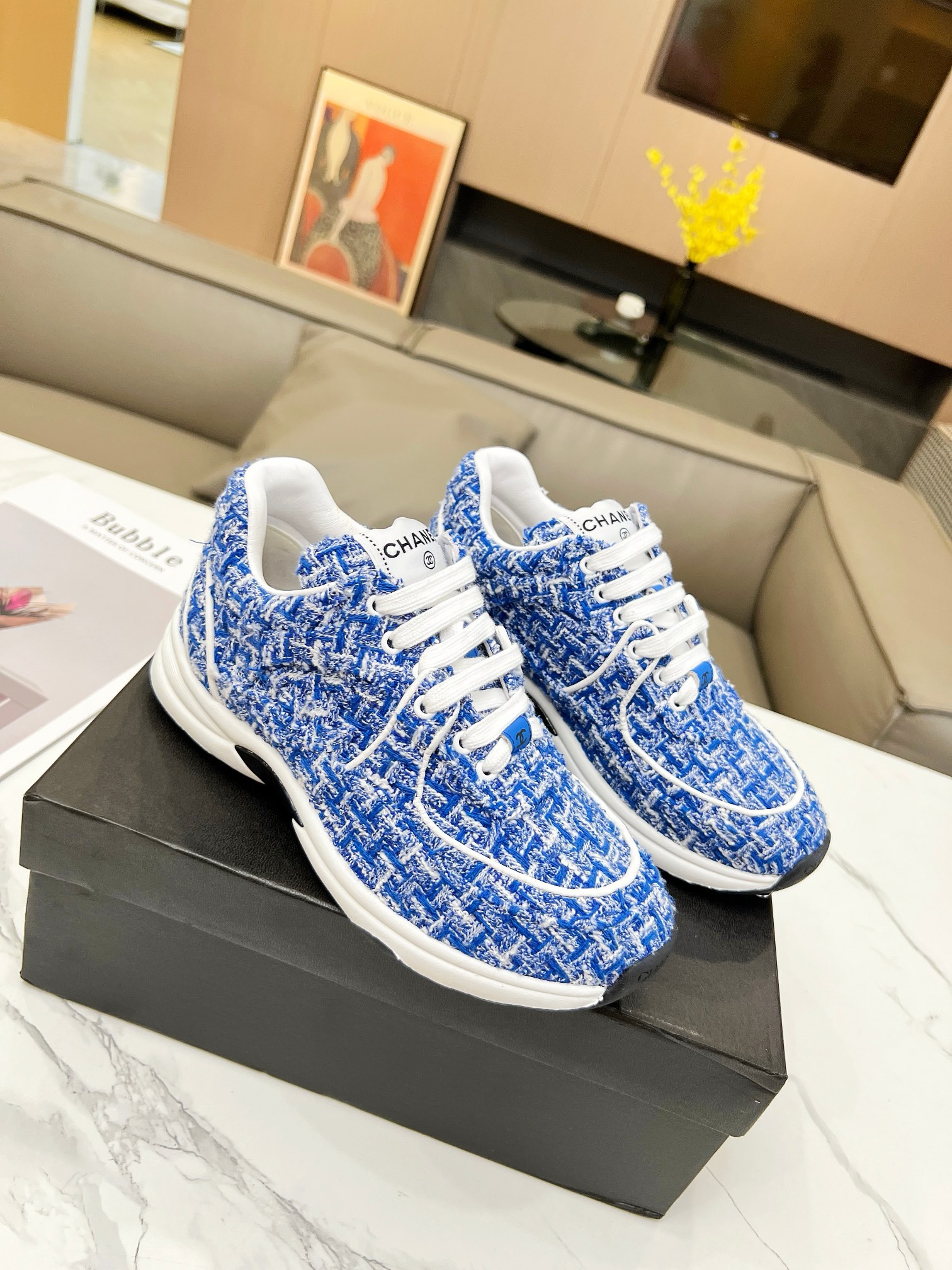 CHANEL  fabric sneaker