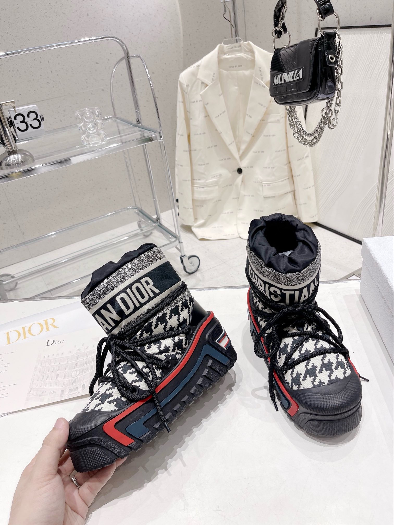 DIORAlps Printed snow boots