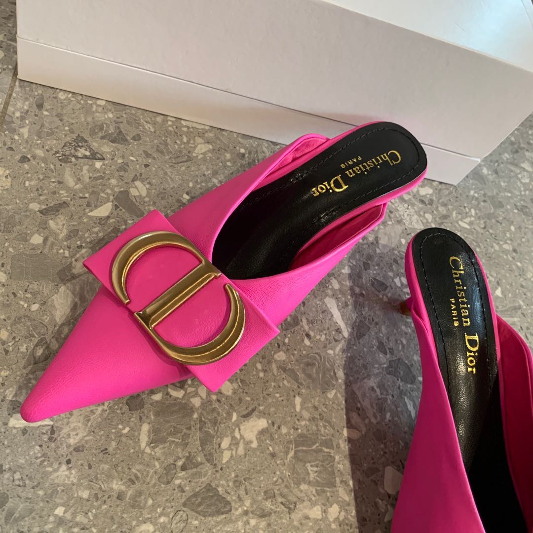 Dior 2023 Latest CD Letter Metal Logo with Muller Tuo size 35-42